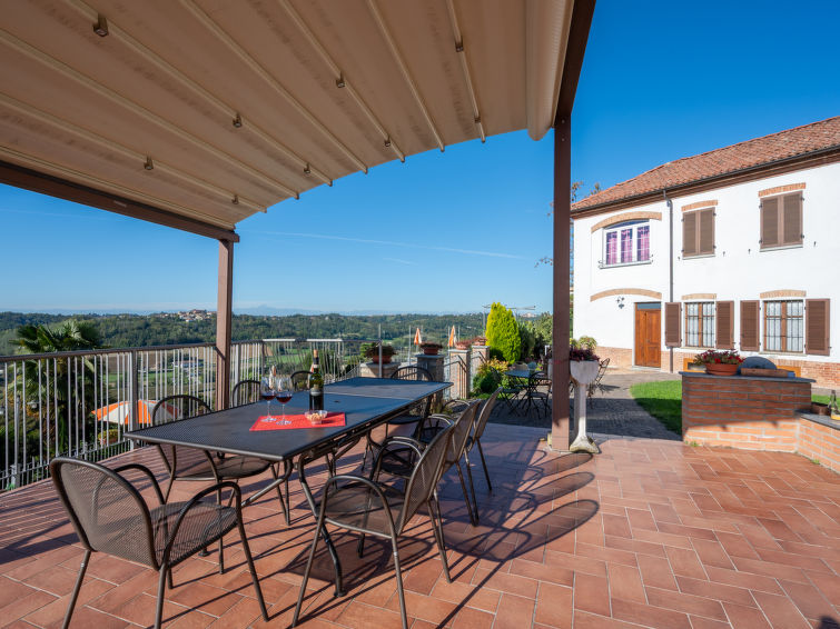 Ferienhaus mit umzäuntem Garten in Cossombrato (Italien) und 2 Hunde erlaubt