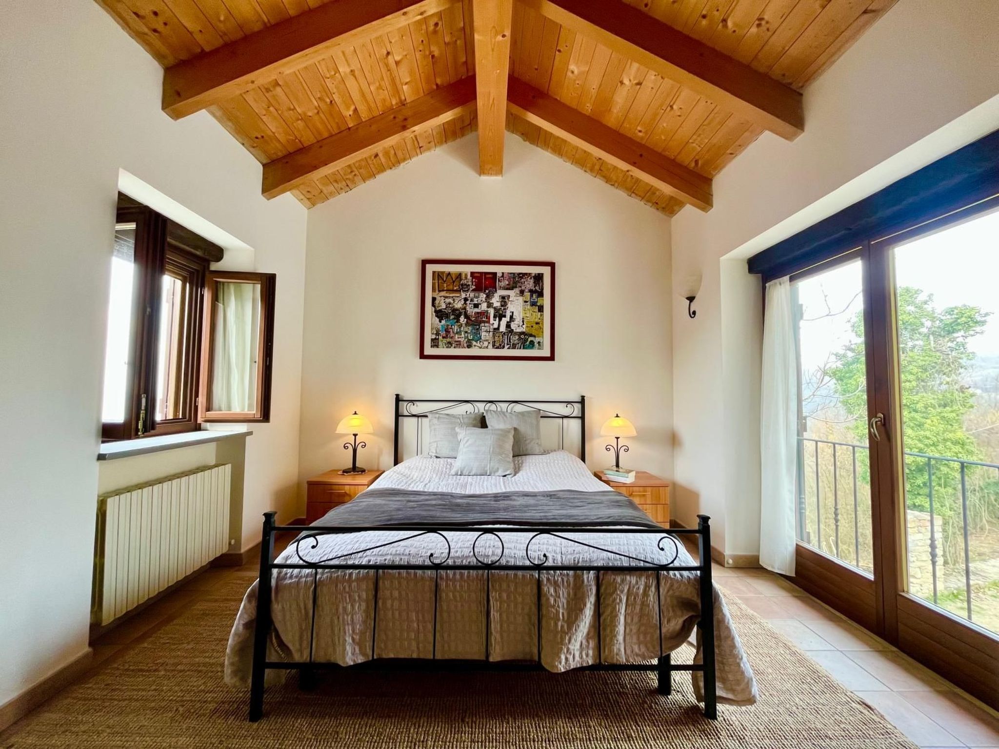 This charming apartment in Olmo Gentile, nestled in the enchanting landscapes of the Alta Langhe Piedmont region, offers a serene getaway for 2-4 guests. Situated in a detached mountain lodge on the f..