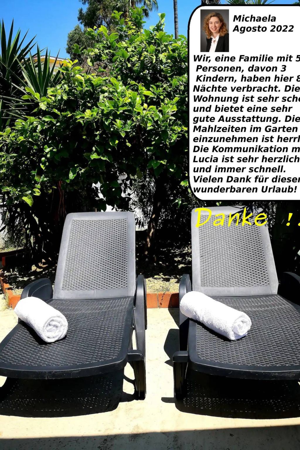 Wohnung mit Garten, wenige Minuten vom Meer entfernt-Image-tags.info