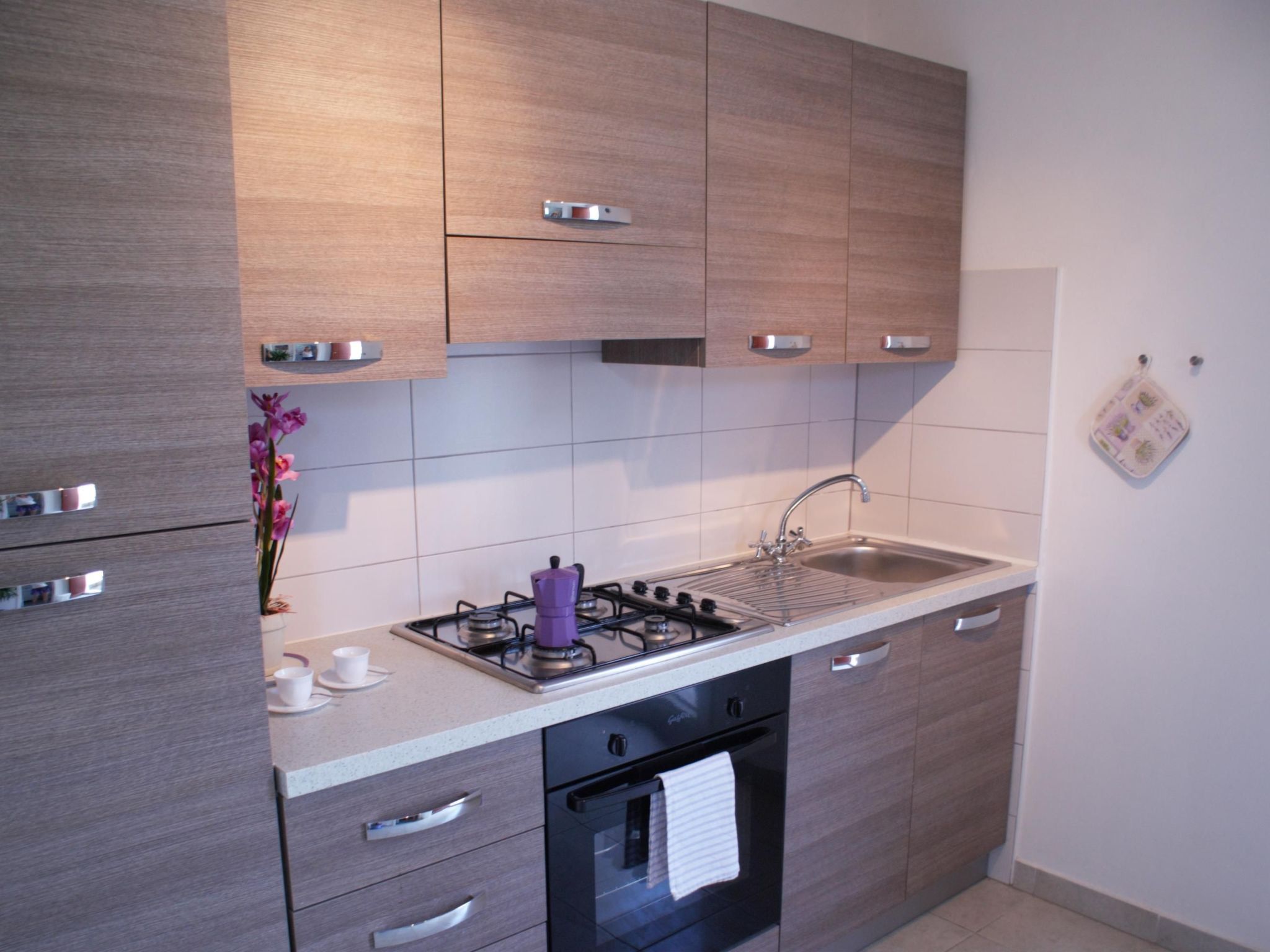 Komfortable Ferienwohnung in Cervo mit Garten-Dedans