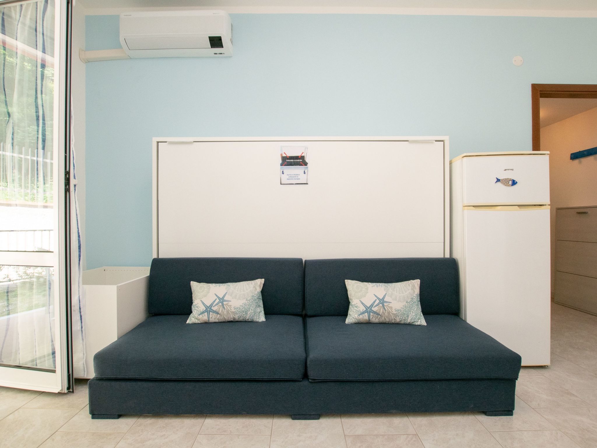 Studio 'Türkis' mit Terrasse-Binnen