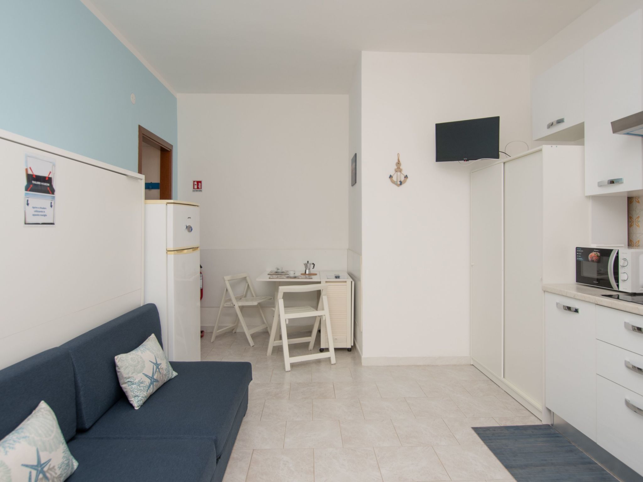 Studio 'Türkis' mit Terrasse-Binnen