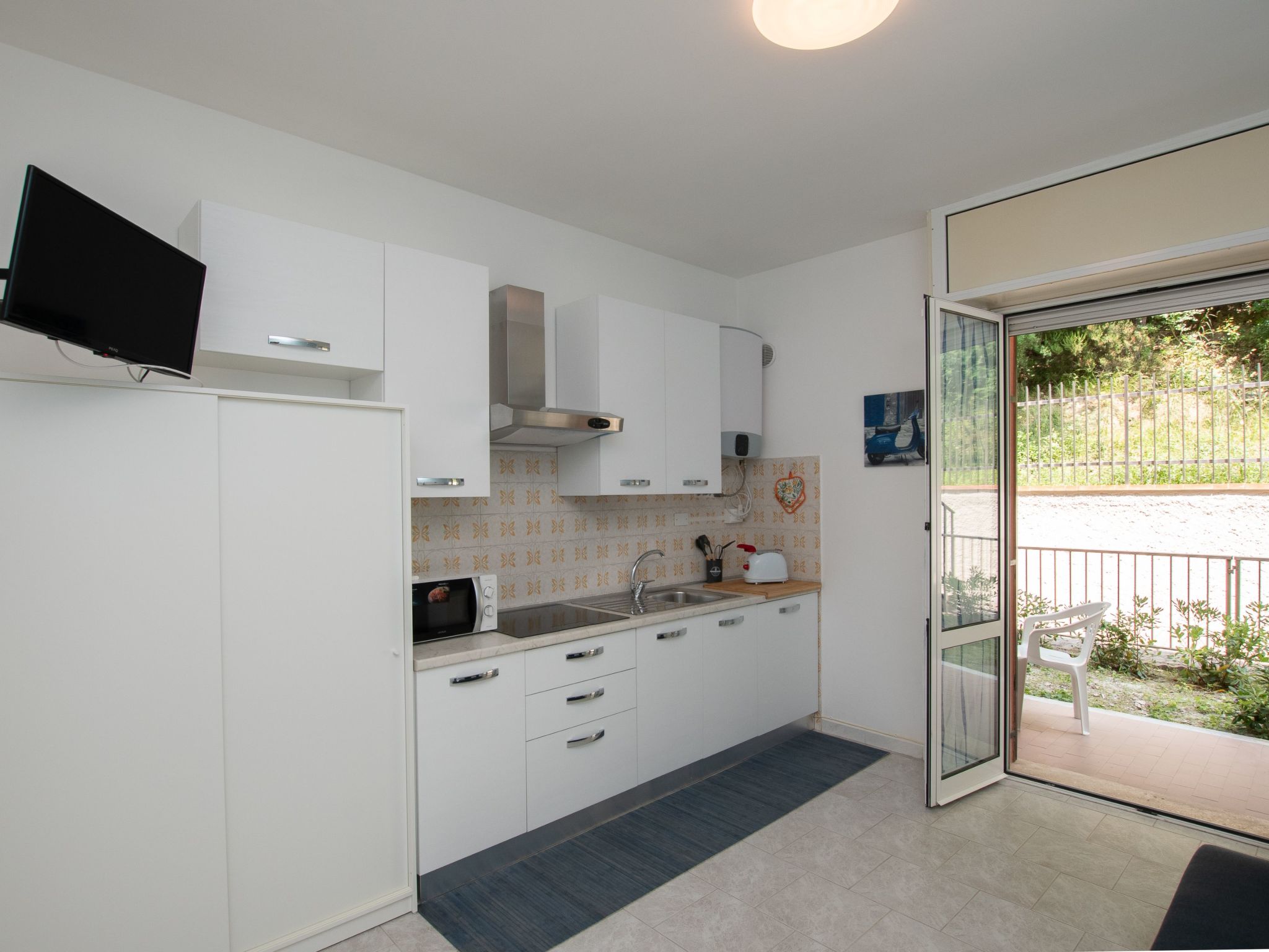 Studio 'Türkis' mit Terrasse-Binnen