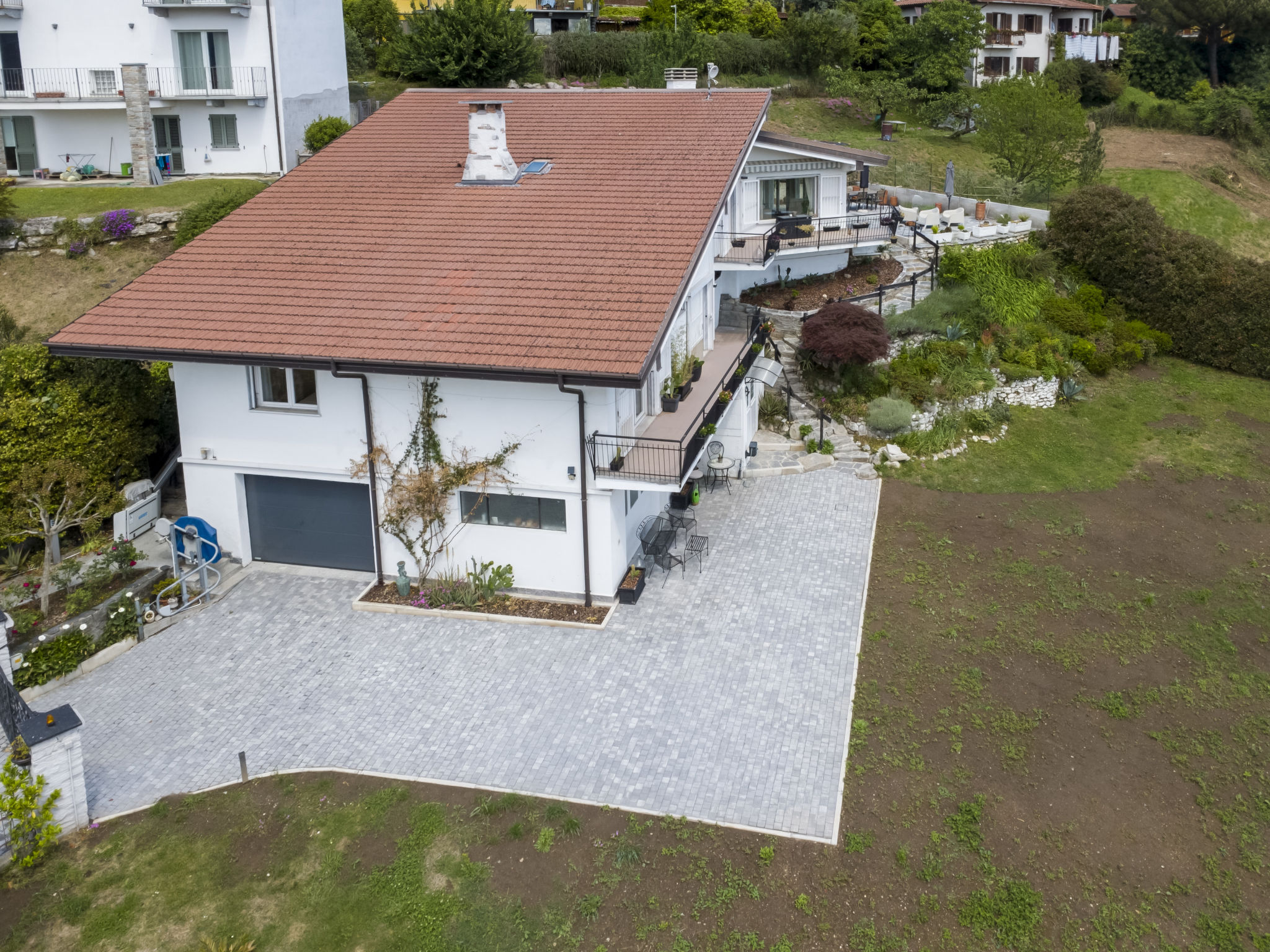 Vrijstaande villa met uitzicht op het Lago Maggiore, 8 personen - foto 48