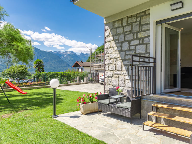 2-persoons appartement met bergzicht in Lago di Mezzola in Lago di Mezzola