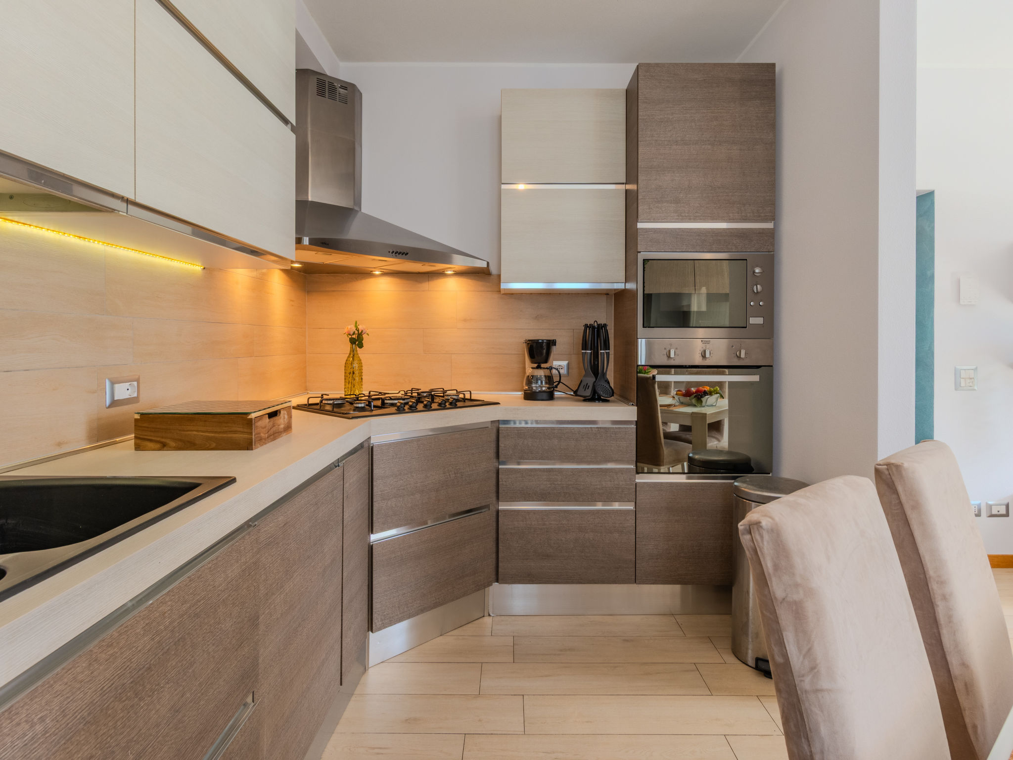 Appartement Al Roccolo – Cuisine et coin repas, photo 7 sur 33