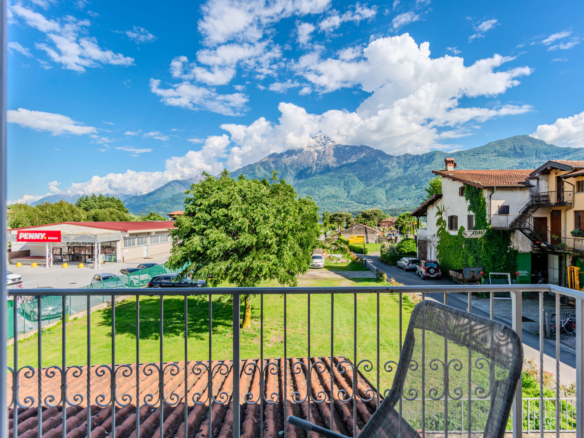 Domaso central apartment-Dehors