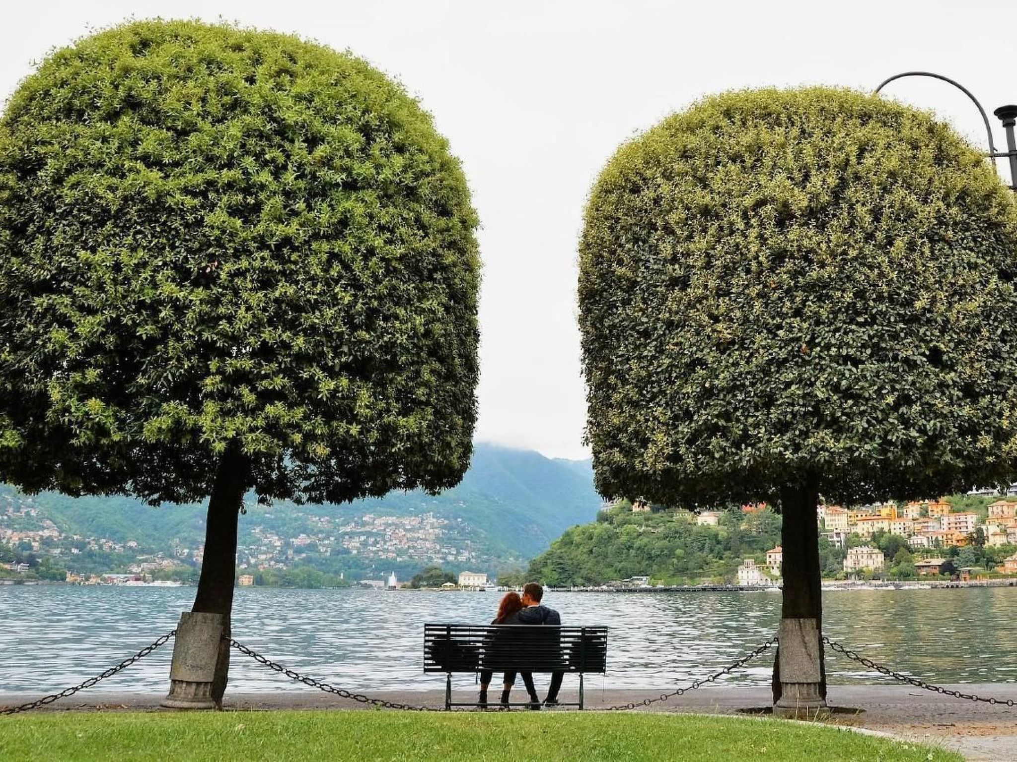 Wohnung in Domaso mit privatem Parkplatz-Dedans
