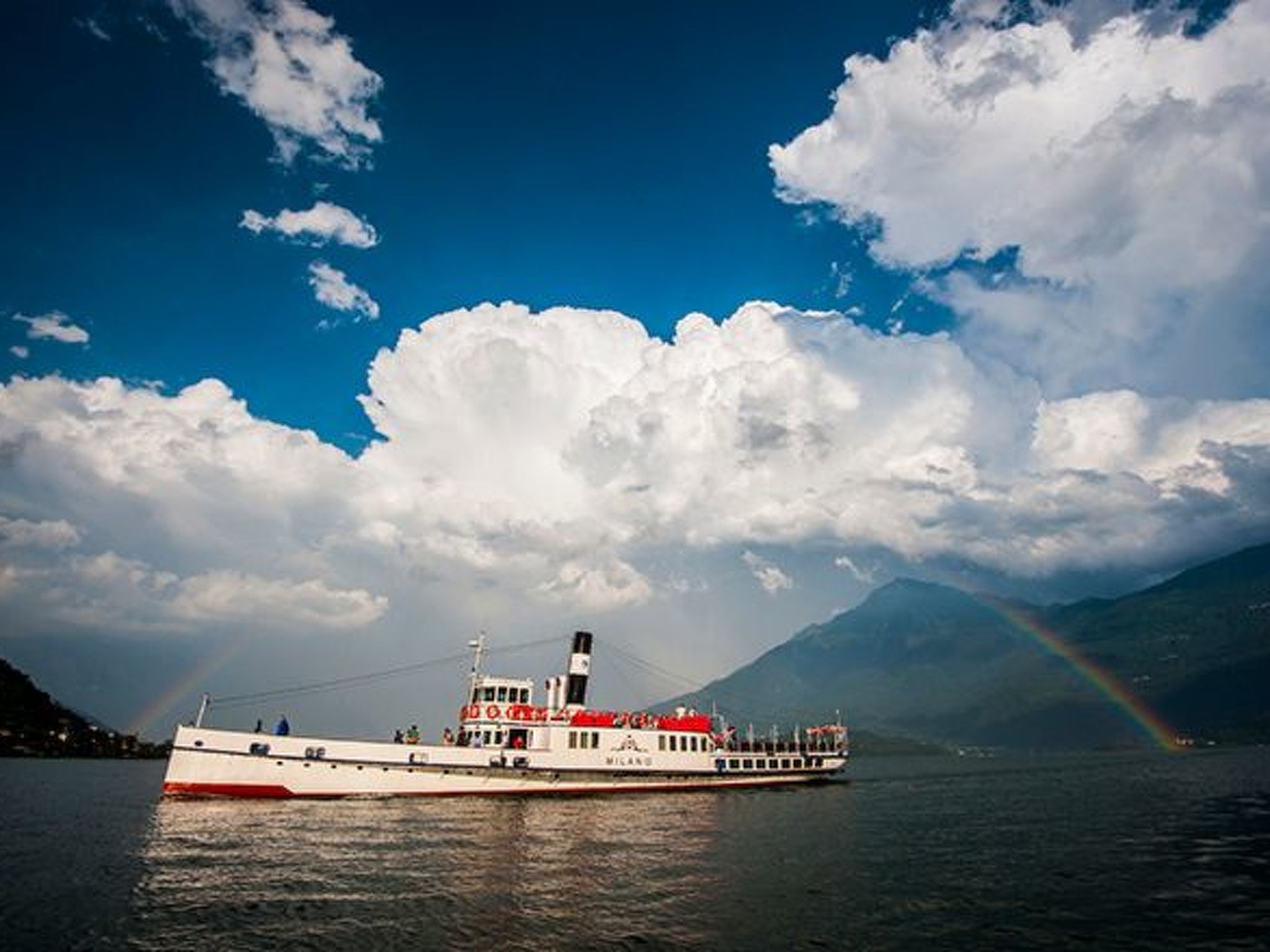 Wohnung in Domaso mit privatem Parkplatz-Binnen