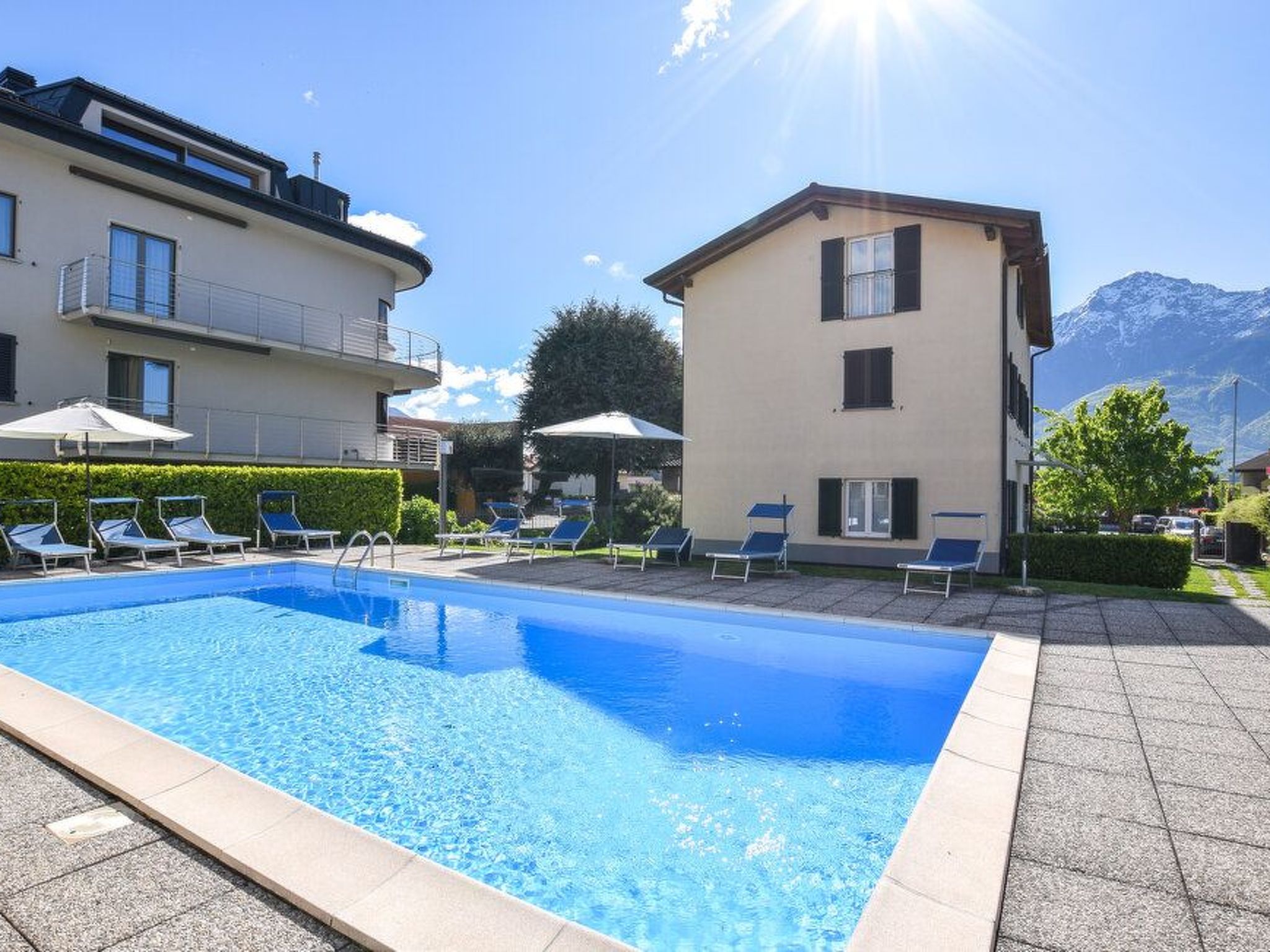 Wohnung in Domaso mit privatem Parkplatz-Binnen