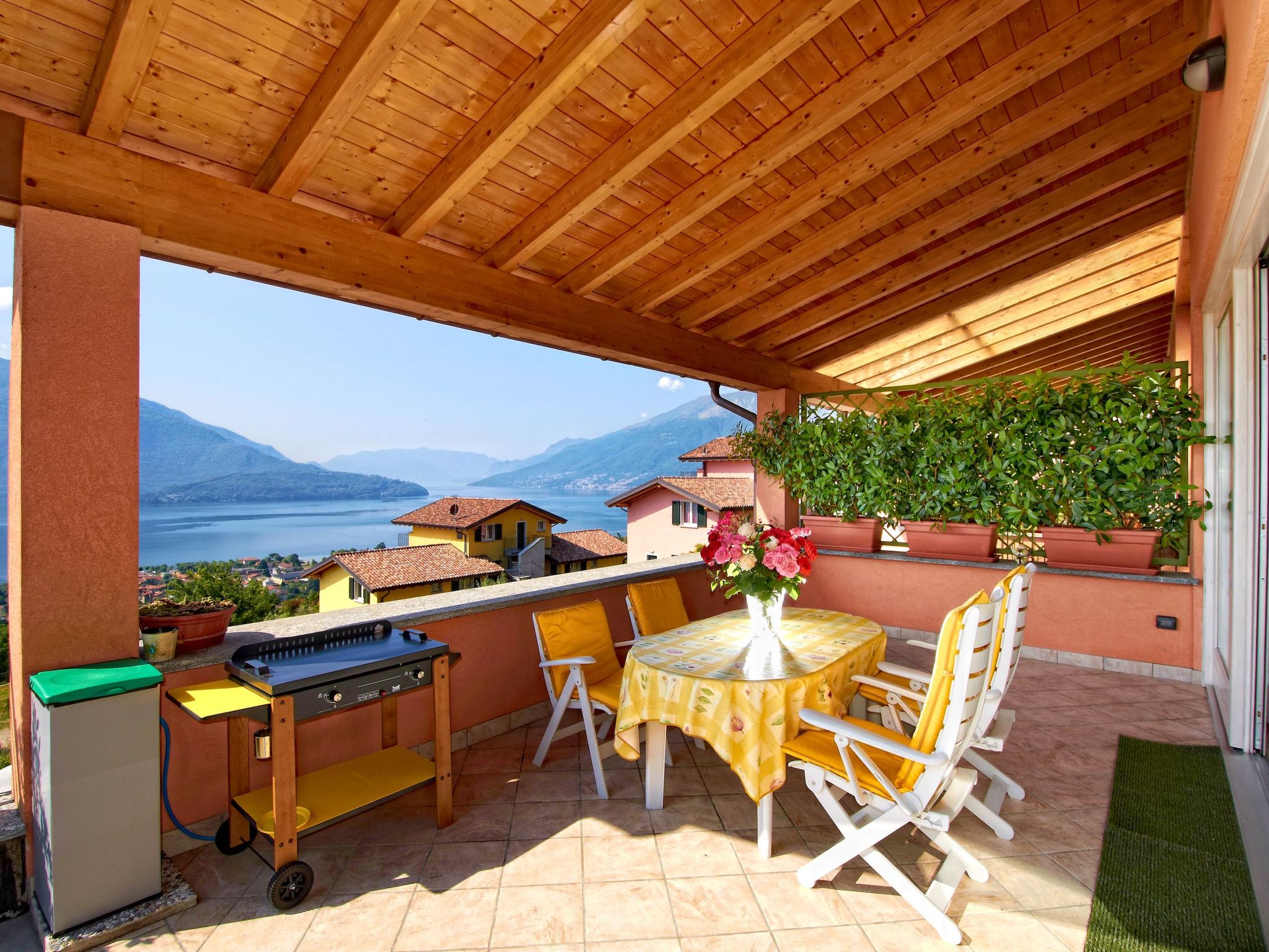 Türkisfarbenes Haus mit fantastischer Aussicht-Binnen