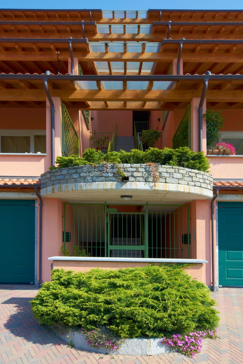 Türkisfarbenes Haus mit fantastischer Aussicht-Binnen