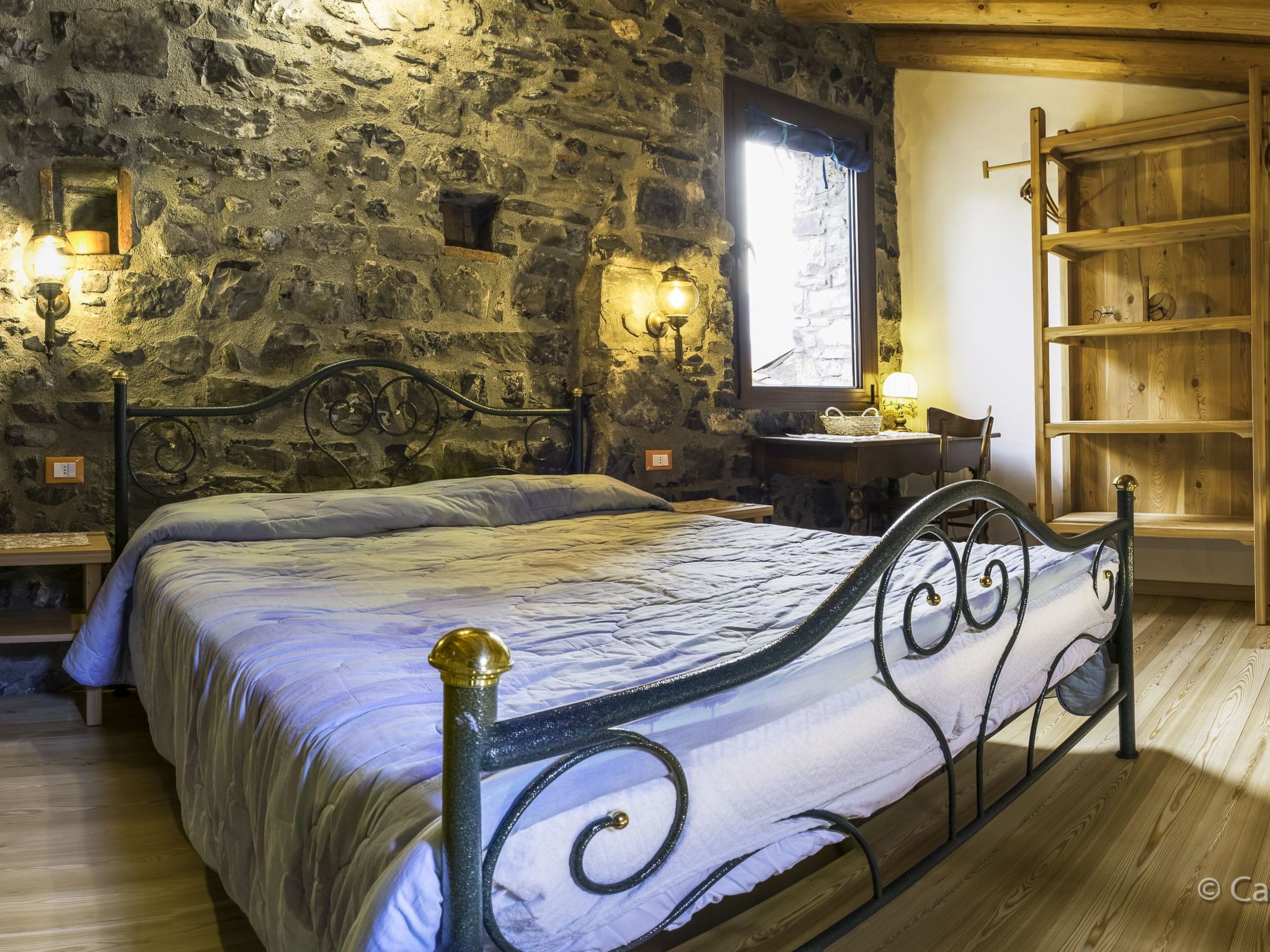 Studio-Apartment mit Zwischengeschoss in einem historischen Gebäude in Zorzino-Binnen