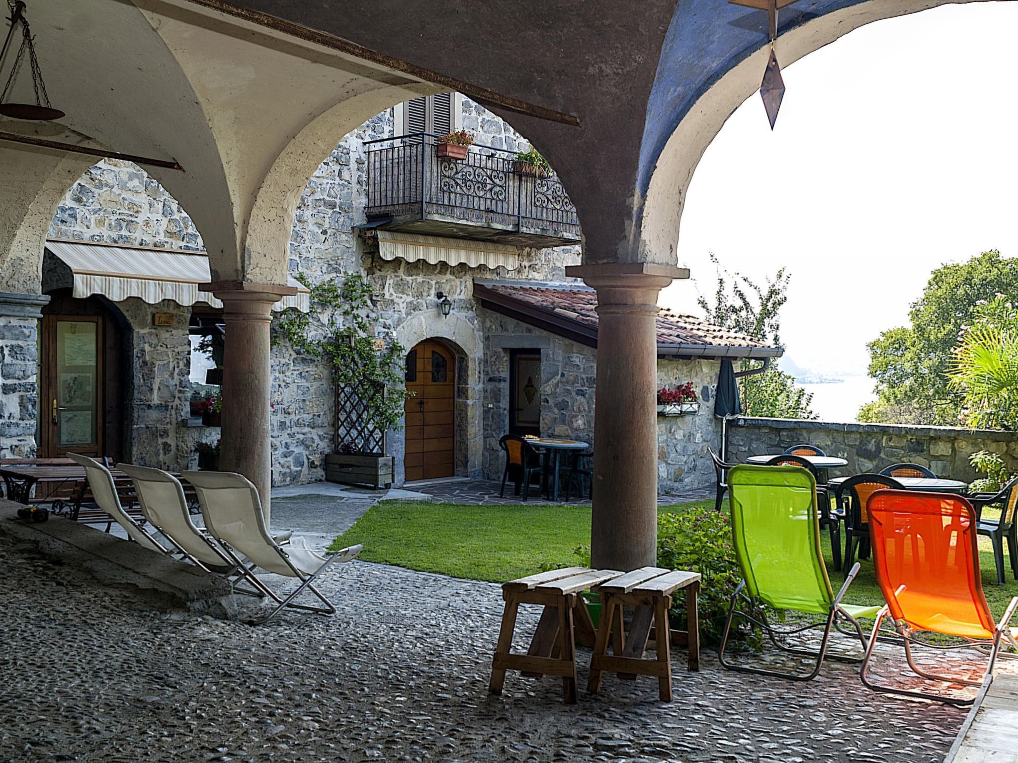 Studio-Apartment mit Zwischengeschoss in einem historischen Gebäude in Zorzino-Binnen