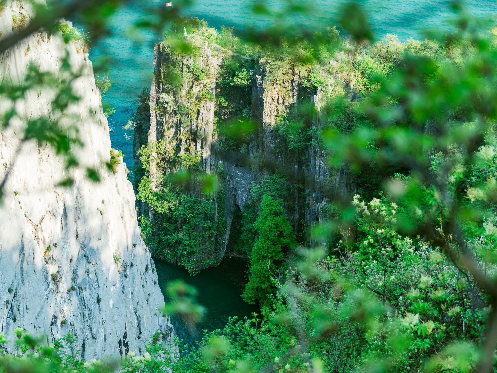 Wohnung in Riva Di Solto mit Kleinem Garten-Binnen