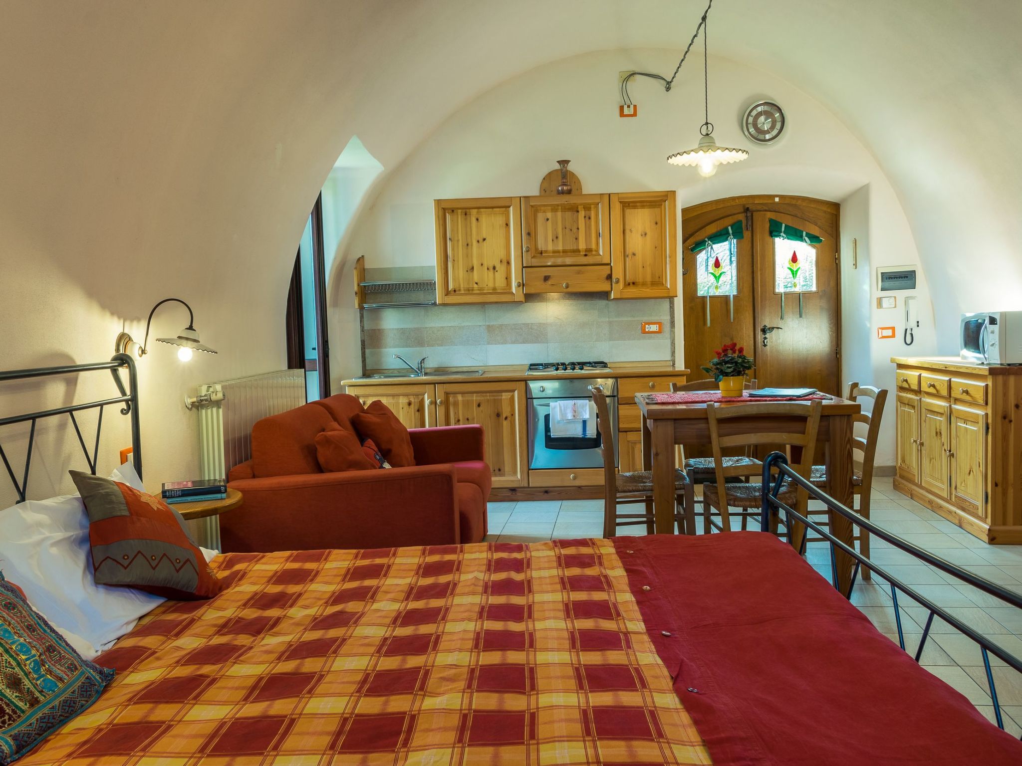 Studio-Apartment mit Balkon mit Seeblick und Zugang zum Garten-Binnen