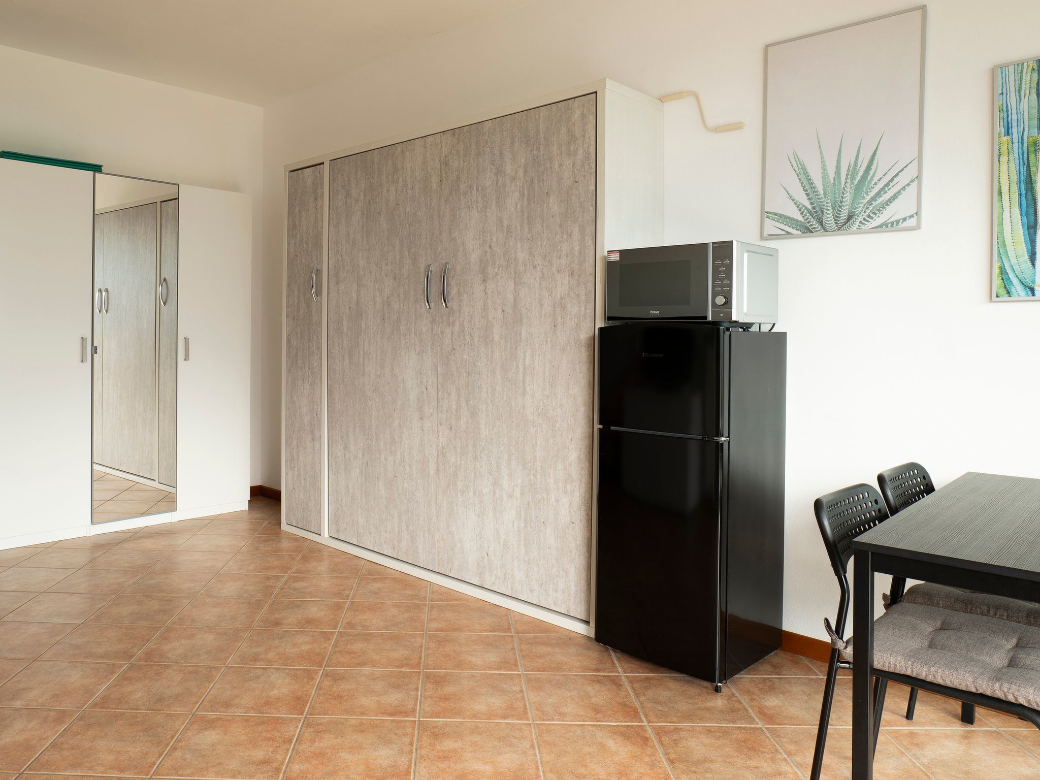 Studio aan het Iseomeer met panoramisch uitzicht en balkon - foto 3