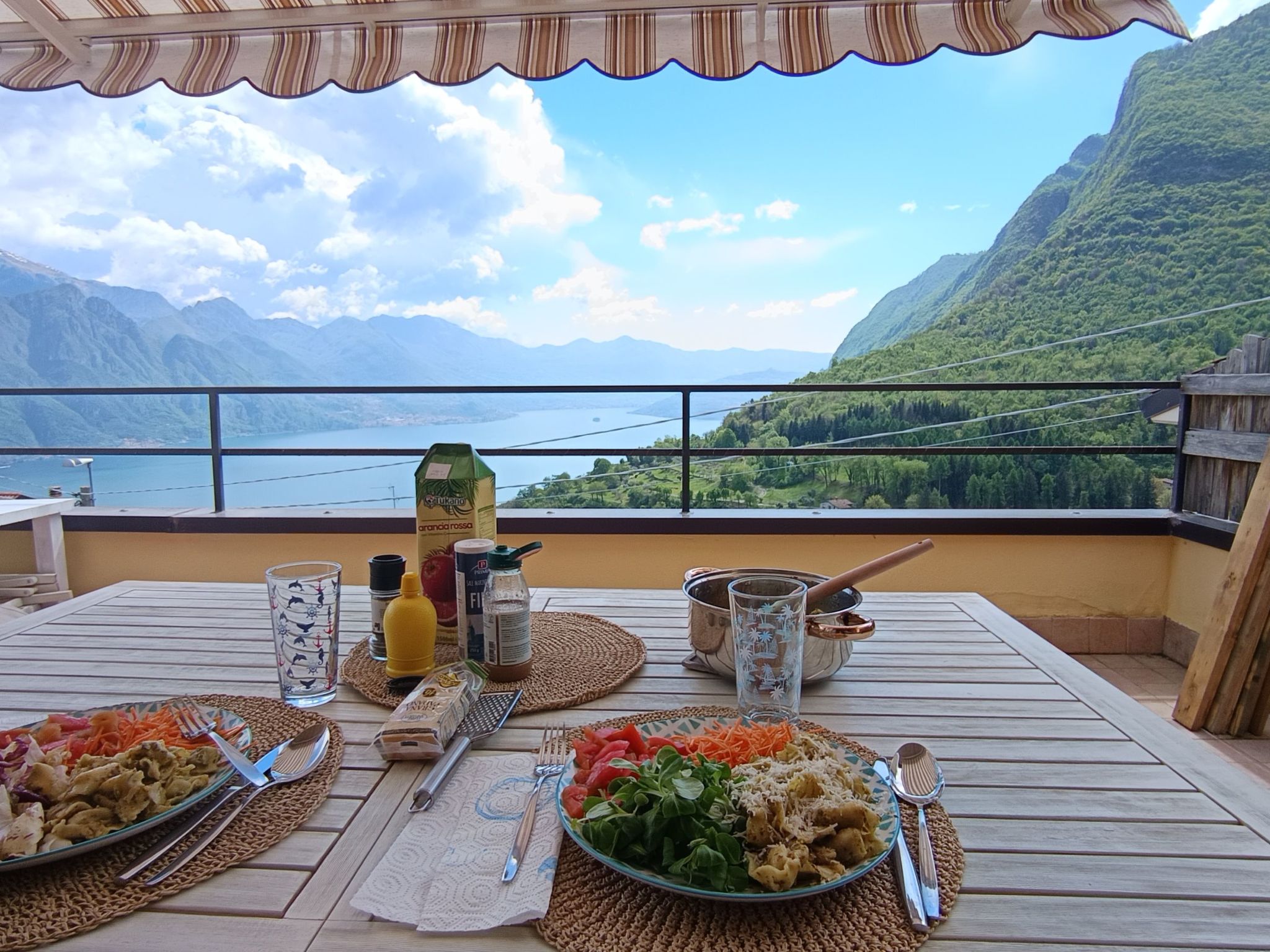 Le Terrazzwe - Drei-Zimmer-Wohnung mit Terrasse und Pool-Binnen