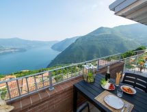 Panoramisch appartement met gedeeld zwembad en terras aan het Iseomeer - thumbnail 2