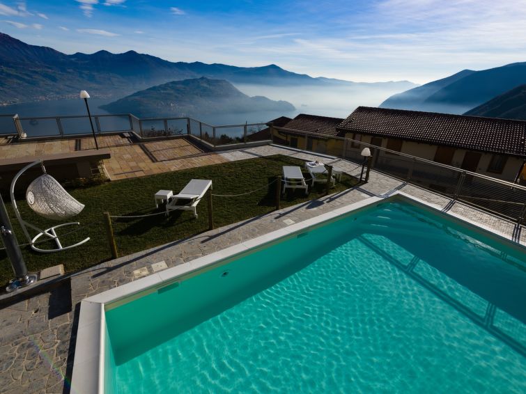 Terrazza A Lago - Dreizimmerwohnung Mit Terrasse Und Schwimmbad - Iseo