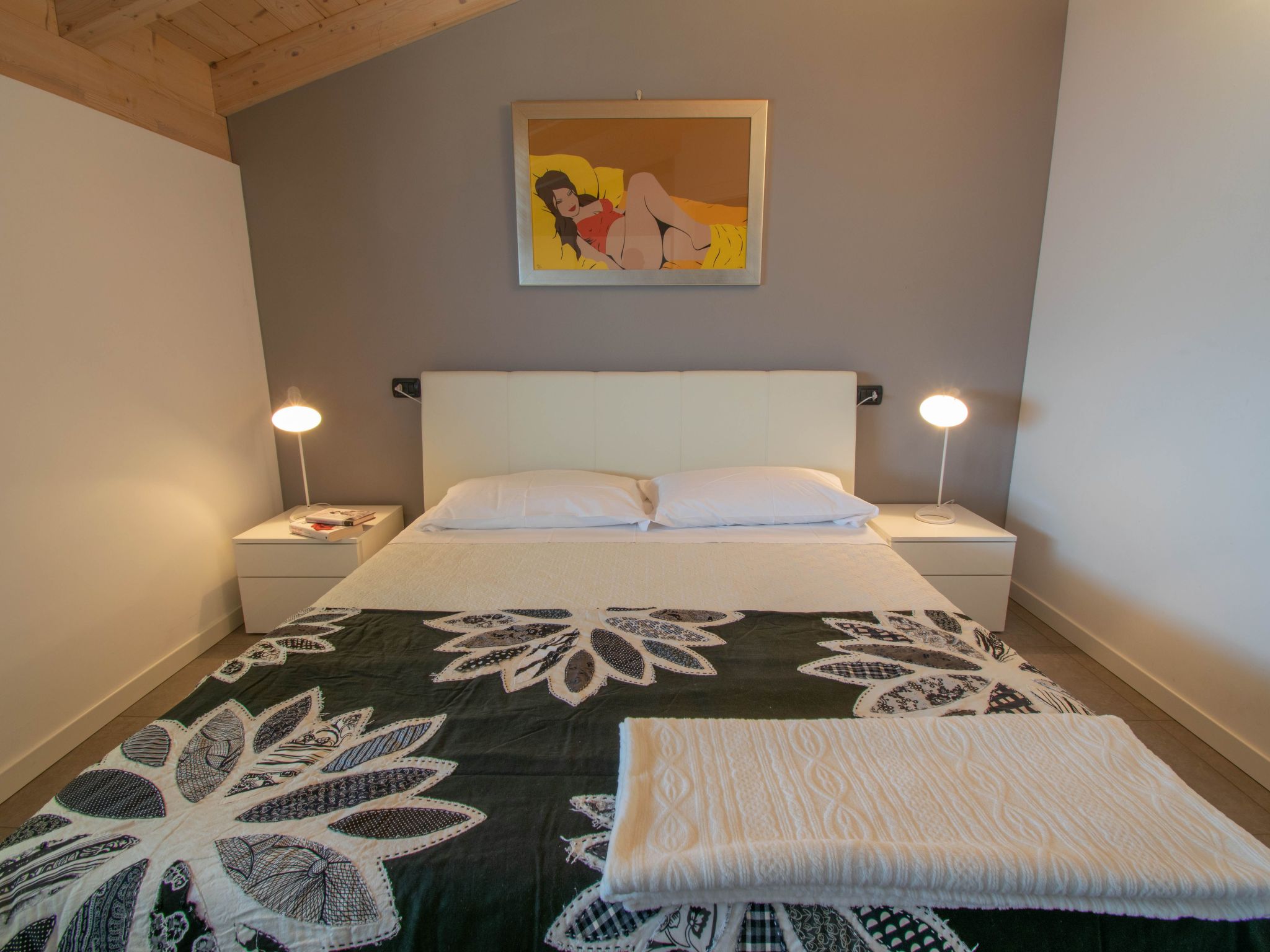 Appartement Terrazza a Lago - Dreizimmerwohnung mit Terrasse – Chambre, photo 15 sur 23