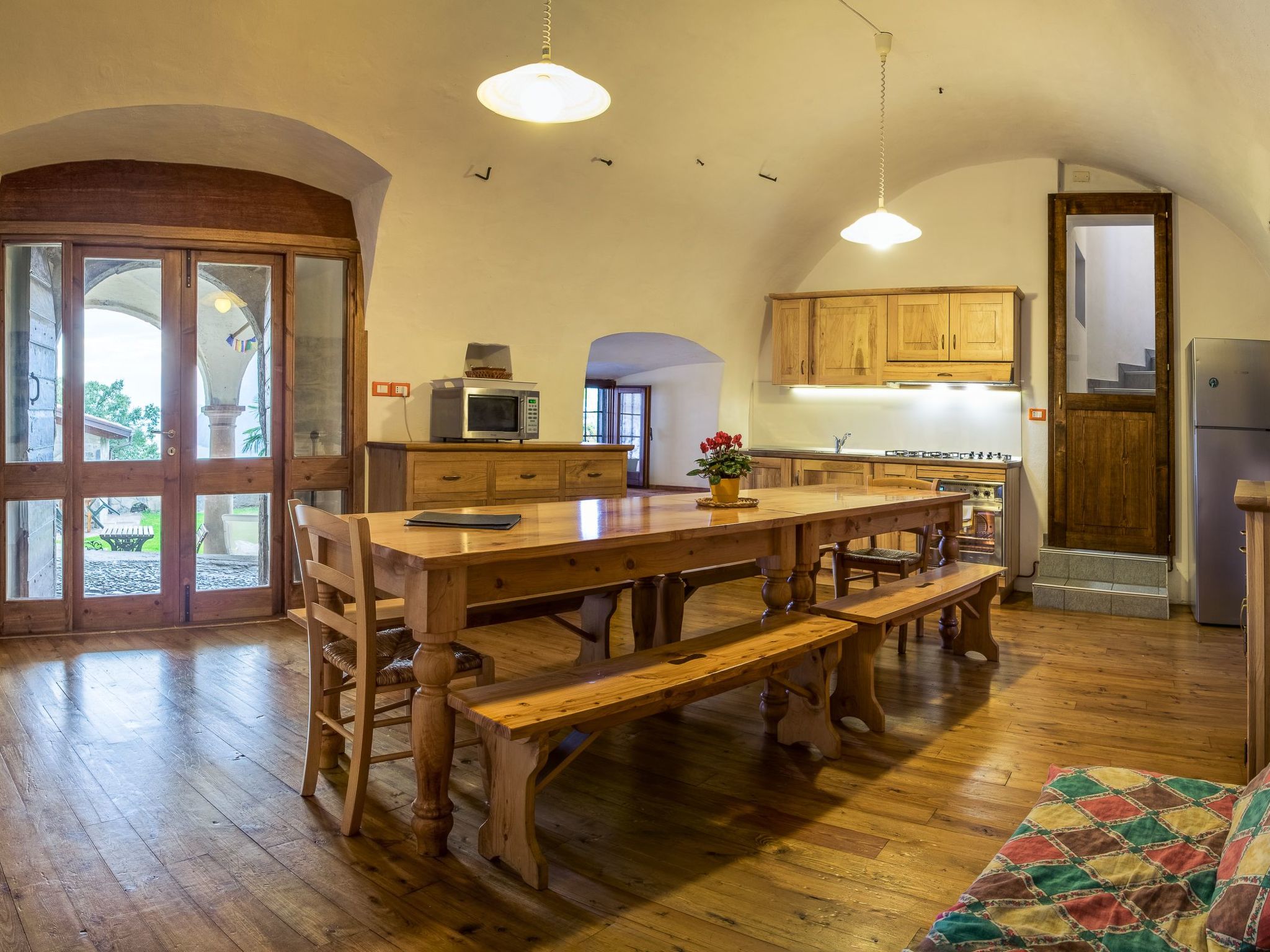 Vakantiehuis met omheinde tuin in Fonteno (Italië) 1 hond is welkom