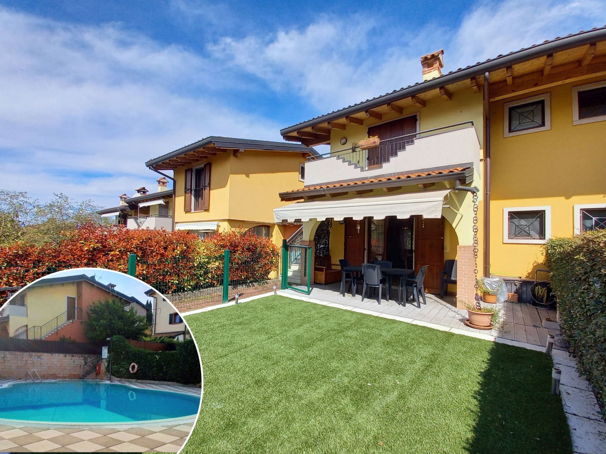 Vakantiehuis met omheinde tuin in Colà (Italië) 1 hond is welkom