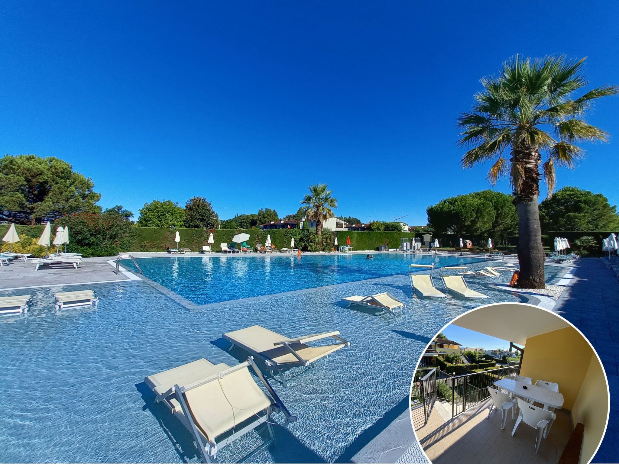 Vakantiehuis met omheinde tuin in Colà (Italië) 1 hond is welkom