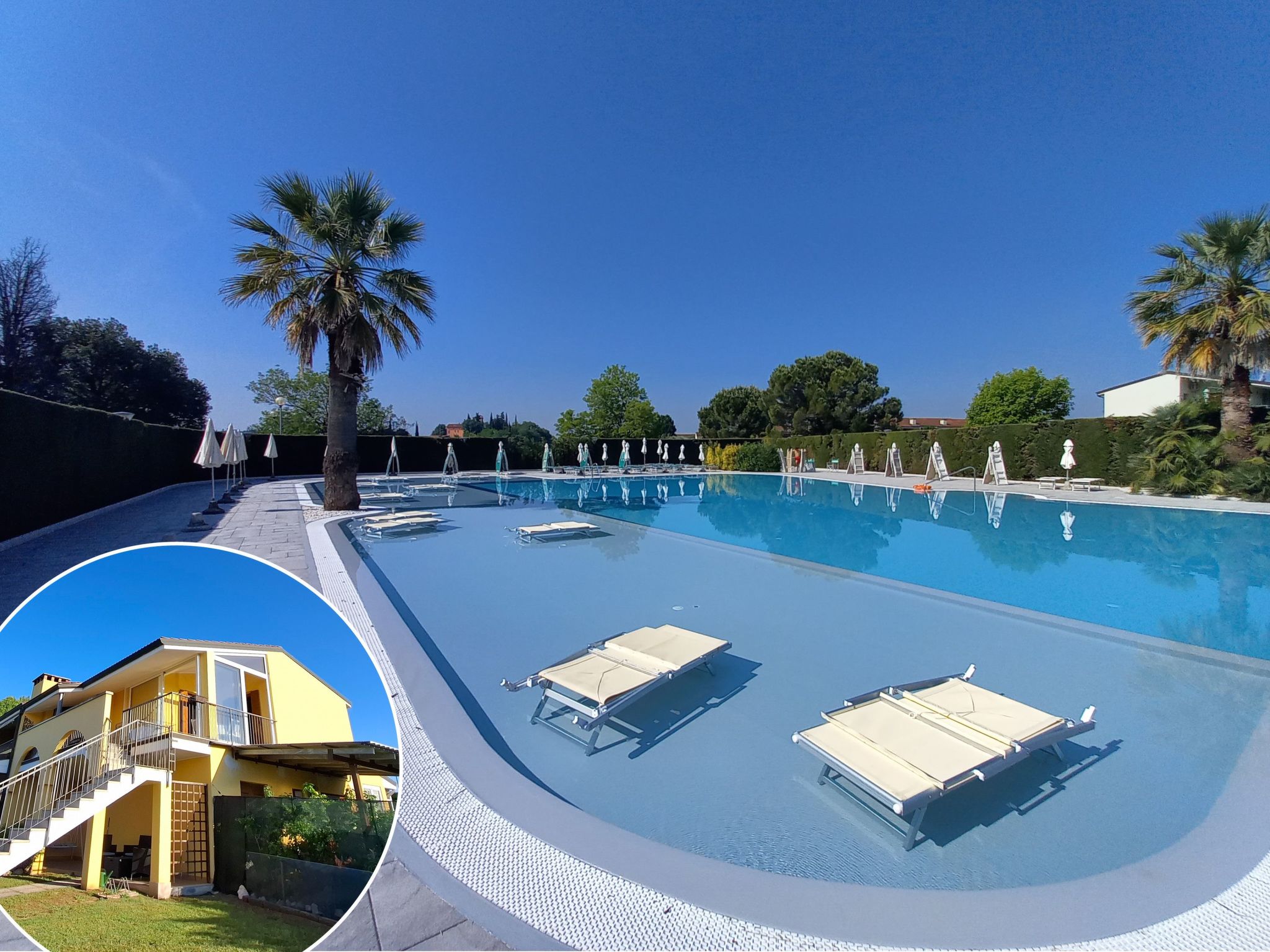 Vakantiehuis met omheinde tuin in Colà (Italië) 1 hond is welkom