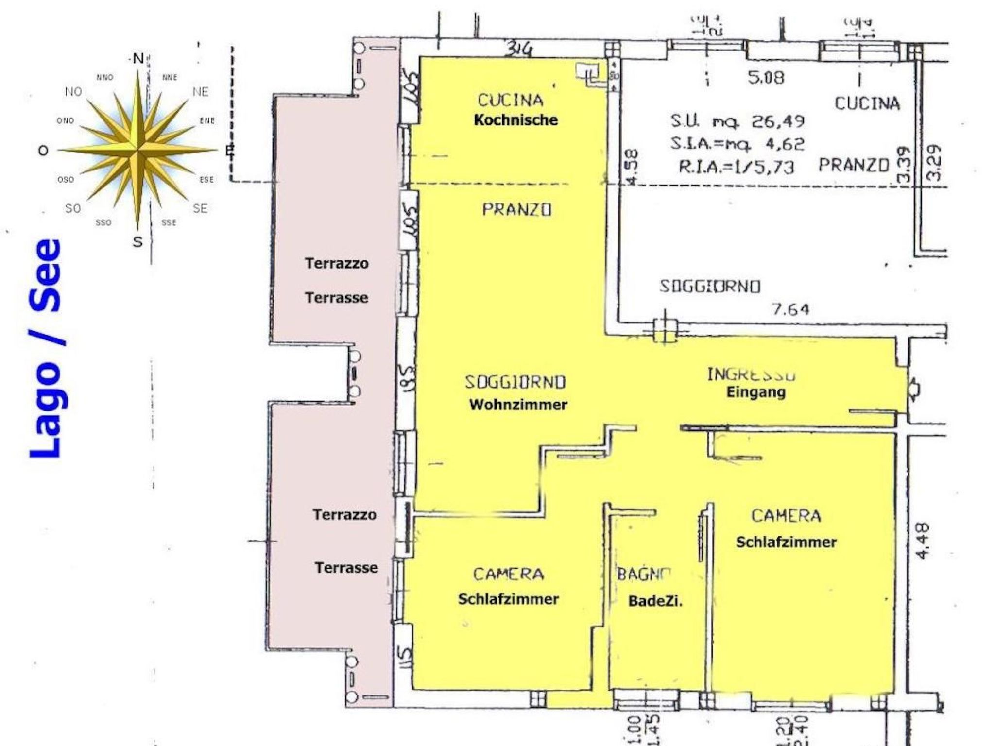 La Terrazza sul Lago - mit Terrasse mit Seeblick-Binnen