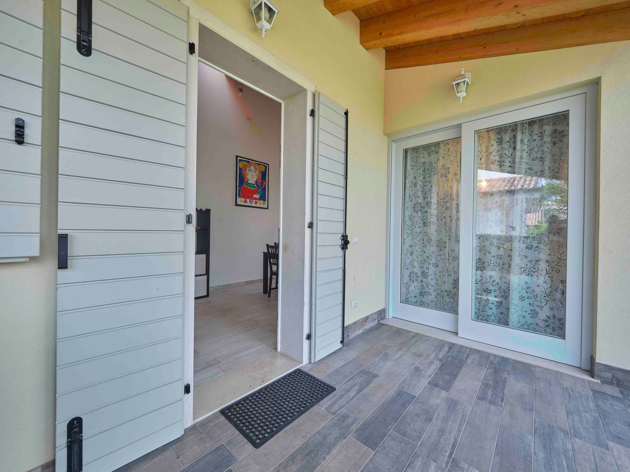 Schönes Ferienhaus Villetta Batik-Binnen