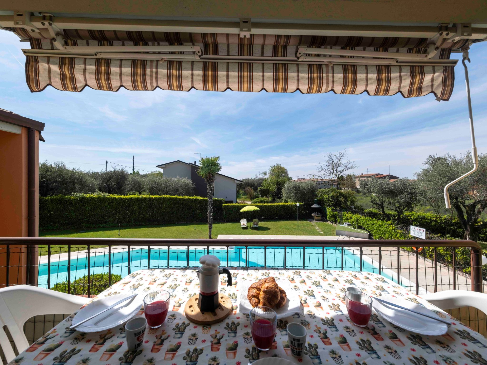 La Palma - Apartment mit Balkon und Poolblick Apartment in Lazise
