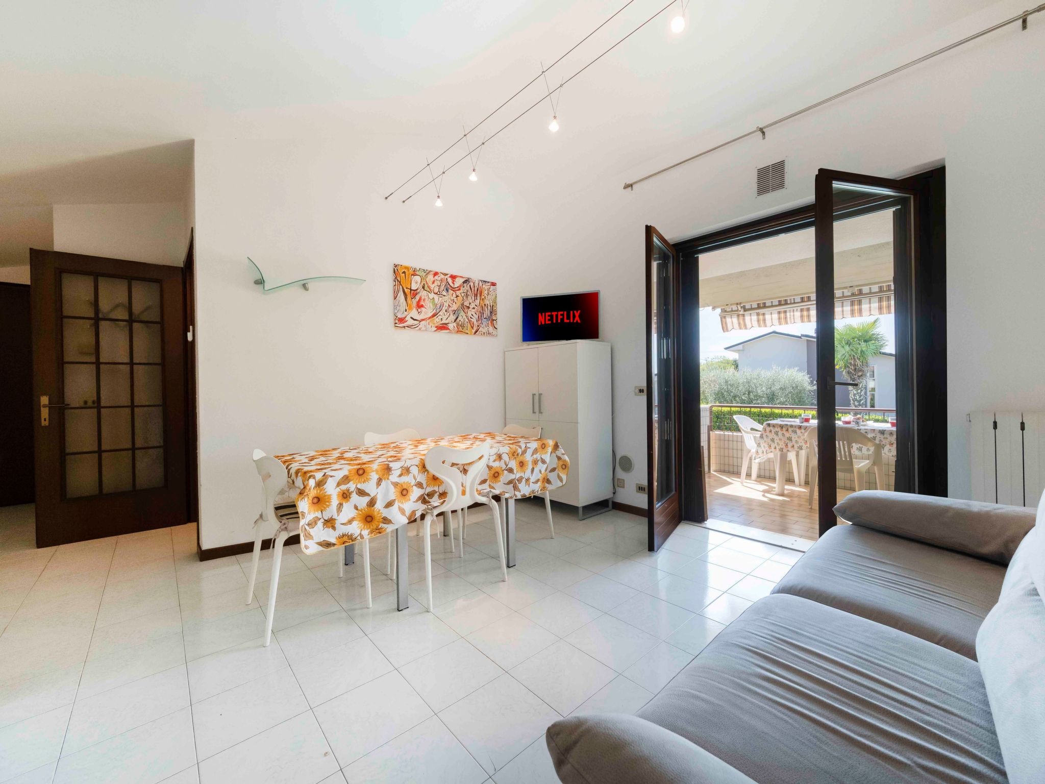 La Palma - Apartment mit Balkon und Poolblick-Binnen