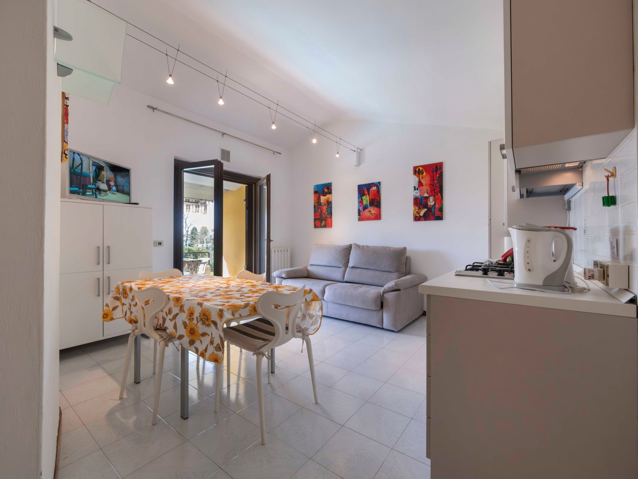 La Palma - Apartment mit Balkon und Poolblick-Binnen
