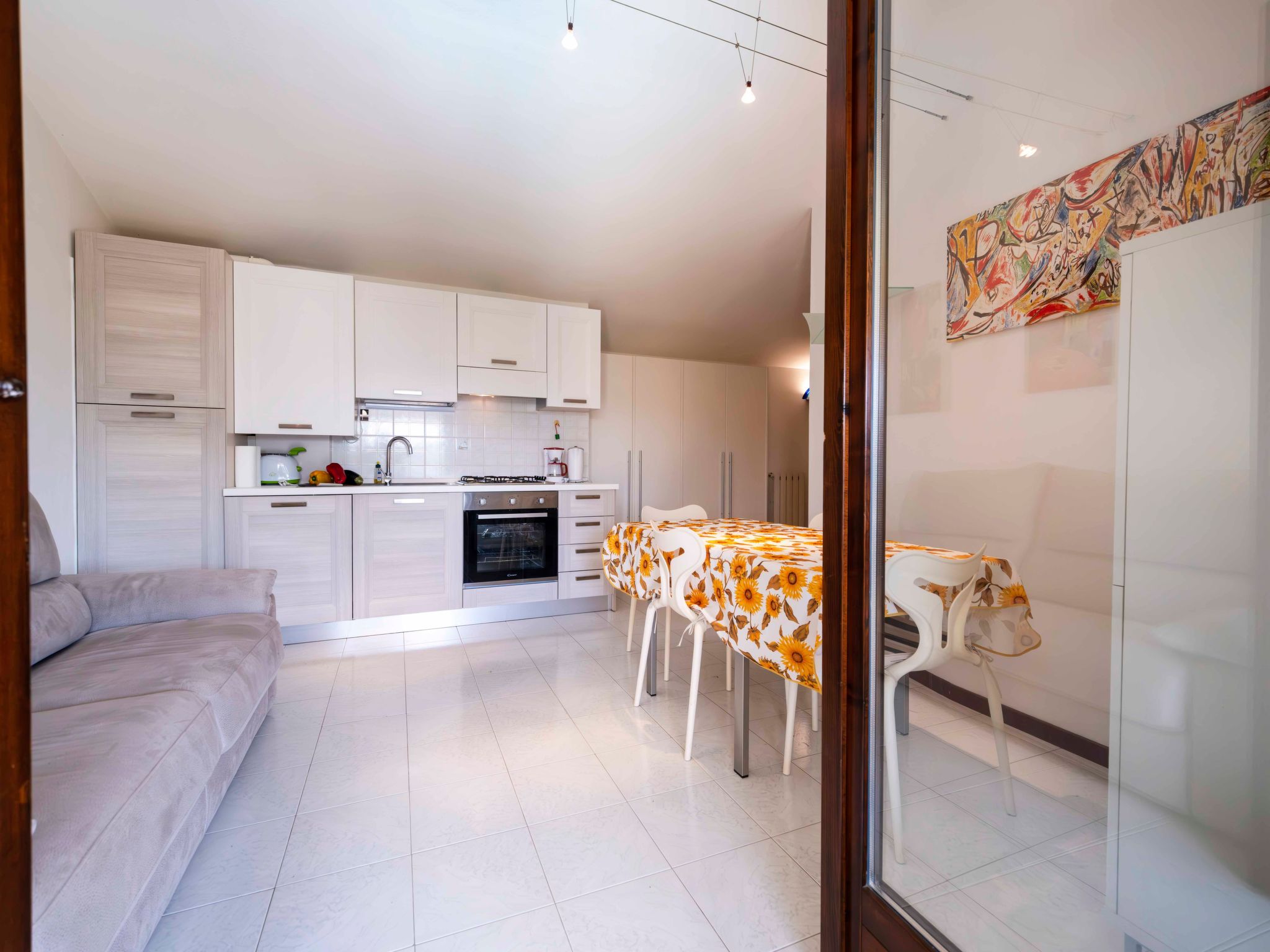 La Palma - Apartment mit Balkon und Poolblick-Binnen