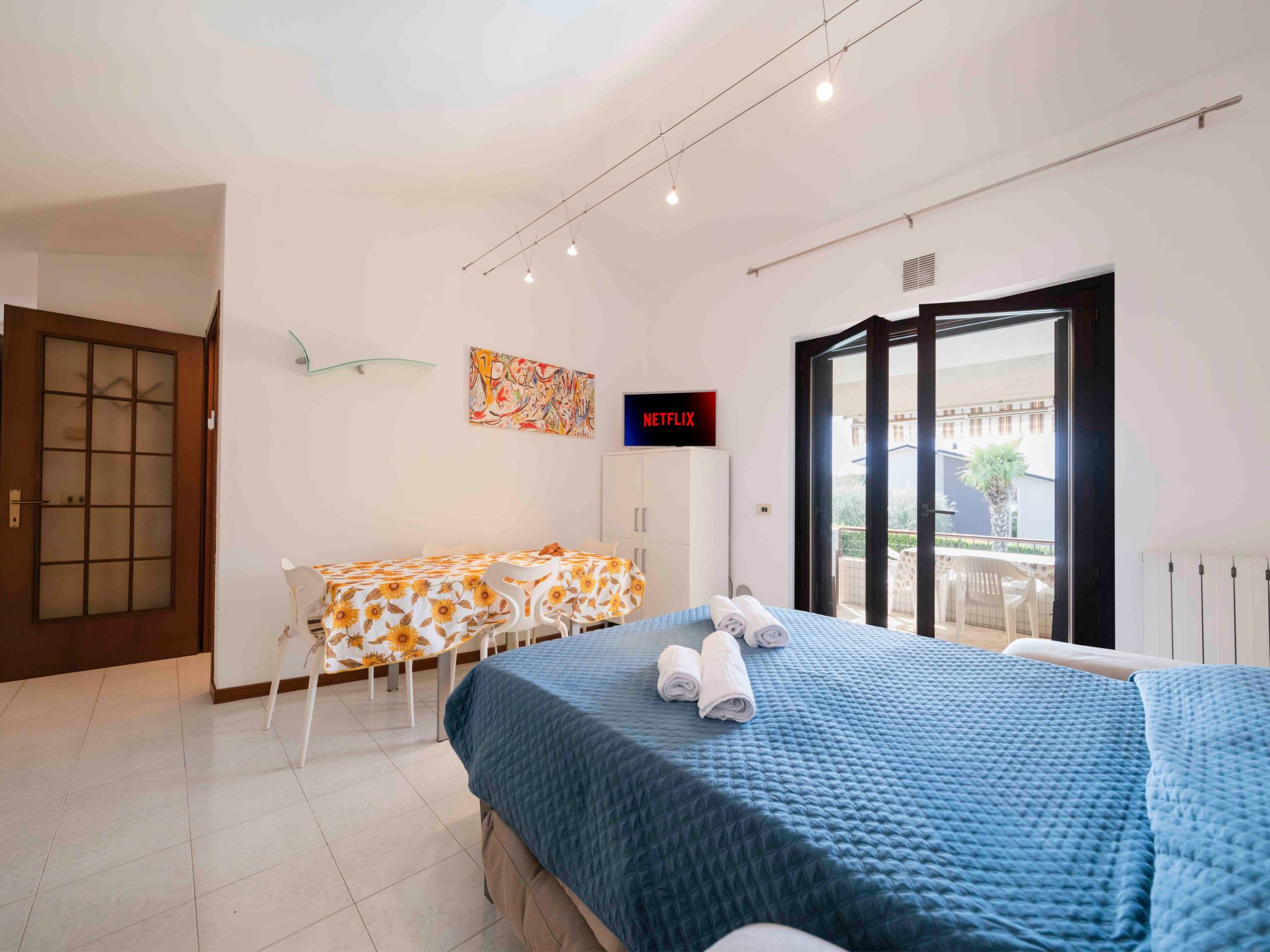 La Palma - Apartment mit Balkon und Poolblick-Binnen