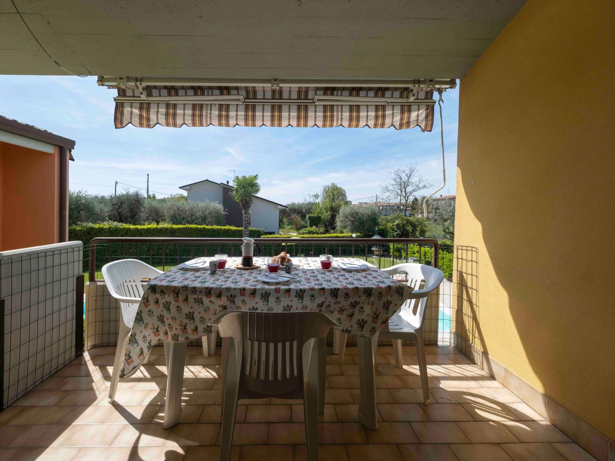 La Palma - Apartment mit Balkon und Poolblick-Binnen