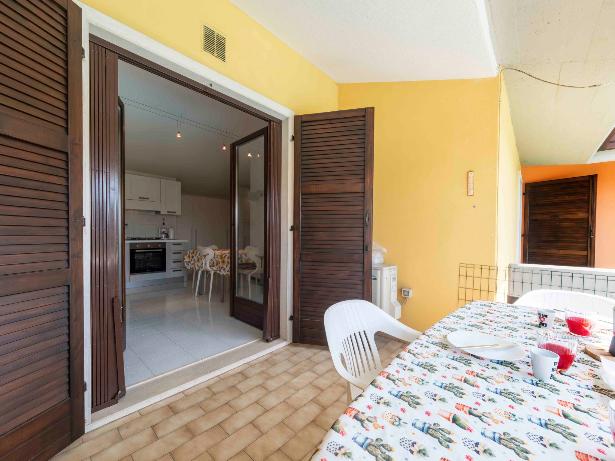 La Palma - Apartment mit Balkon und Poolblick-Binnen