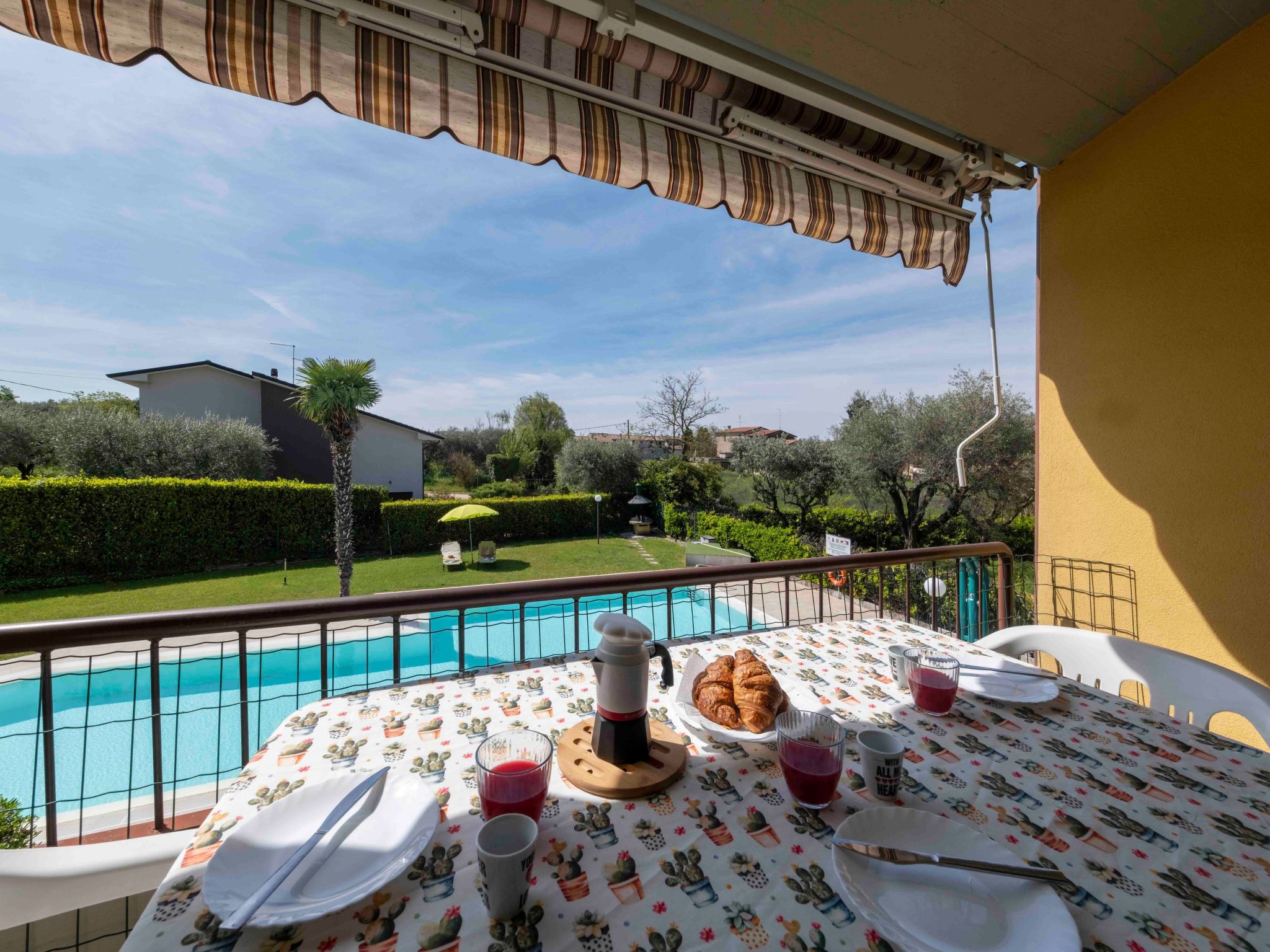 La Palma - Apartment mit Balkon und Poolblick-Binnen