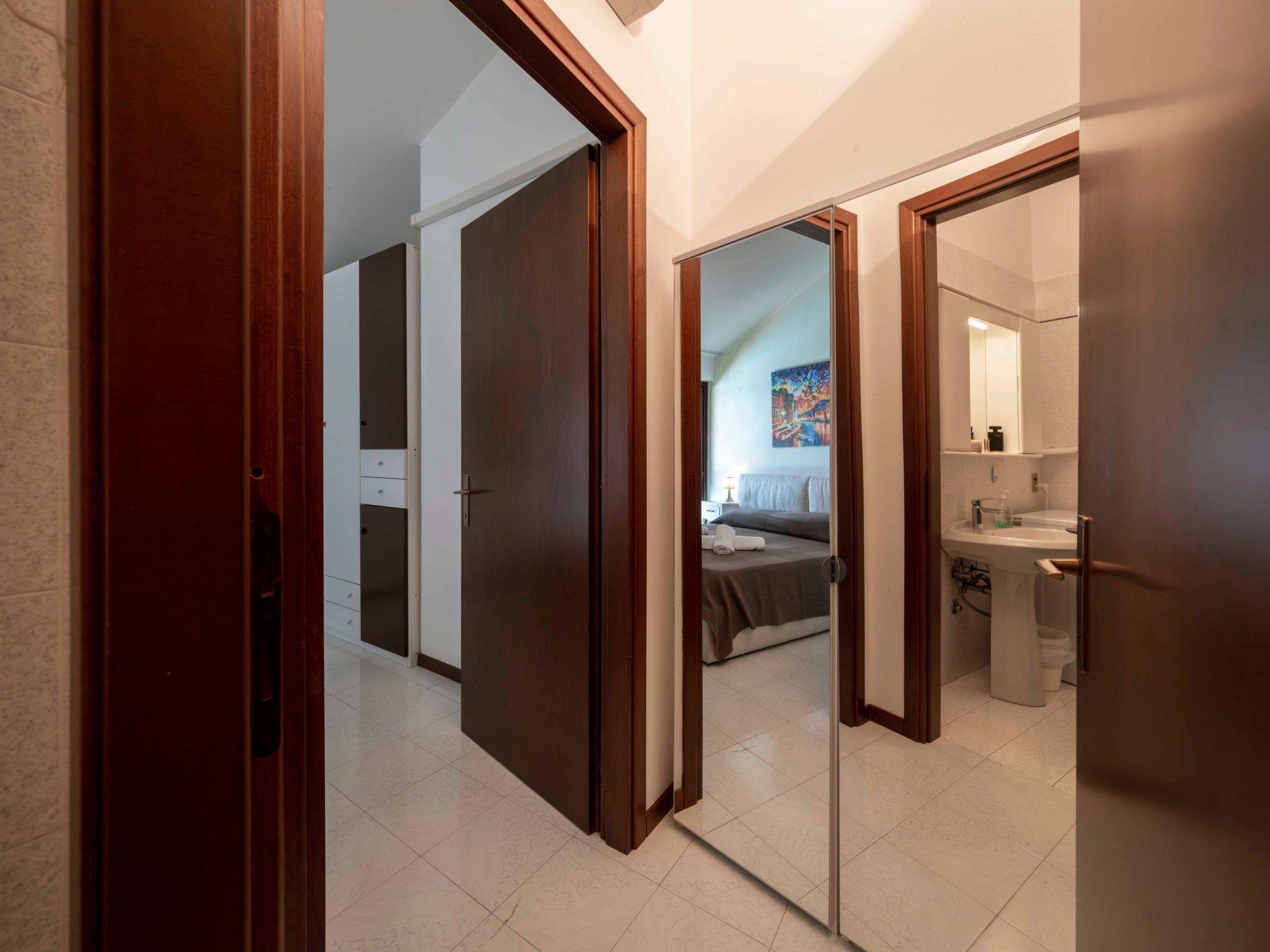 La Palma - Apartment mit Balkon und Poolblick-Binnen