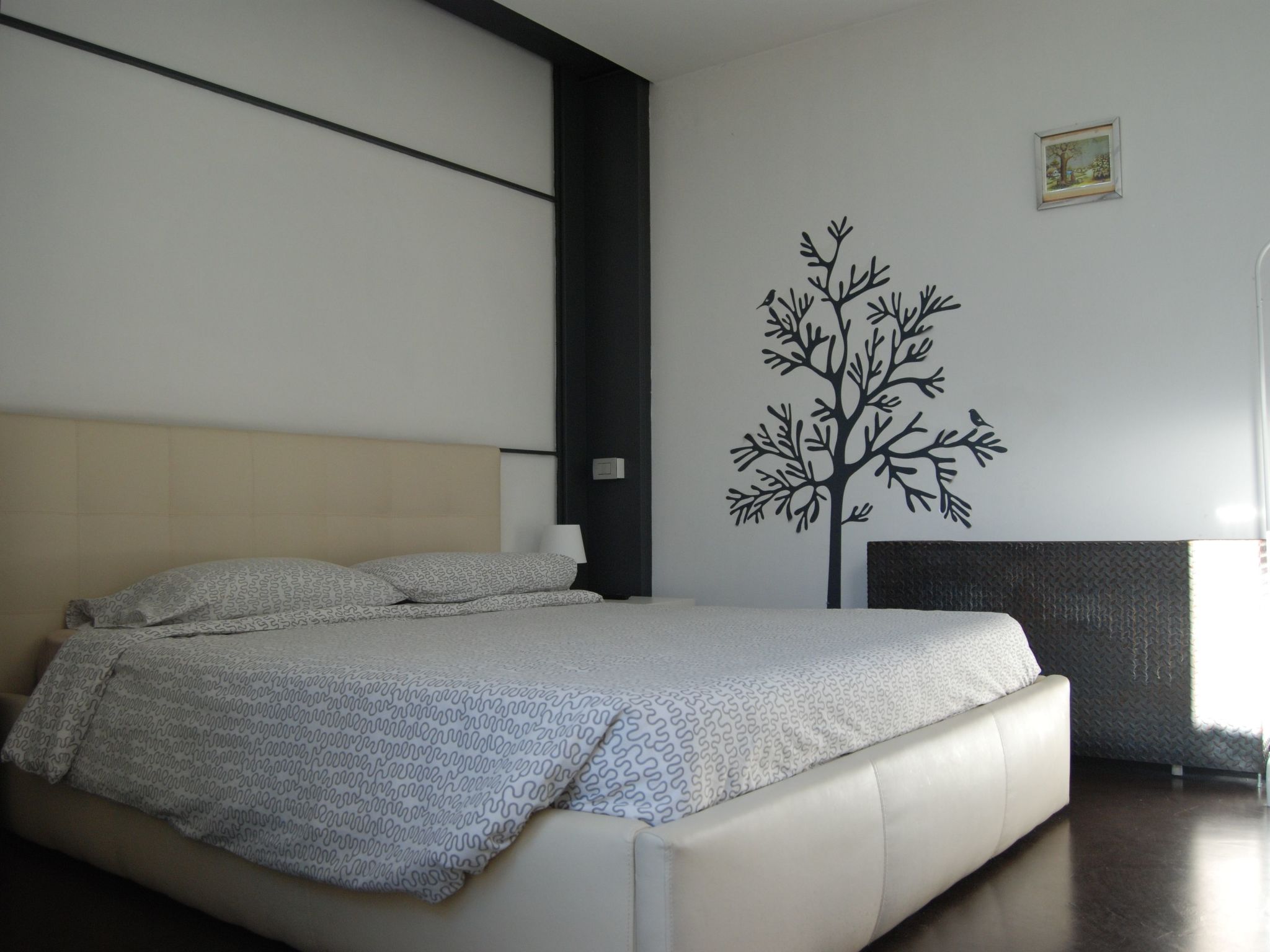 Rose 1 Studio mit Doppelbett-Drinnen