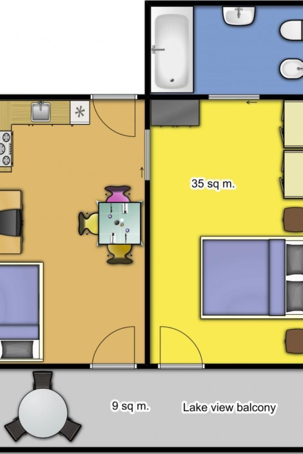 Photo of "Appartement für 3 Personen"