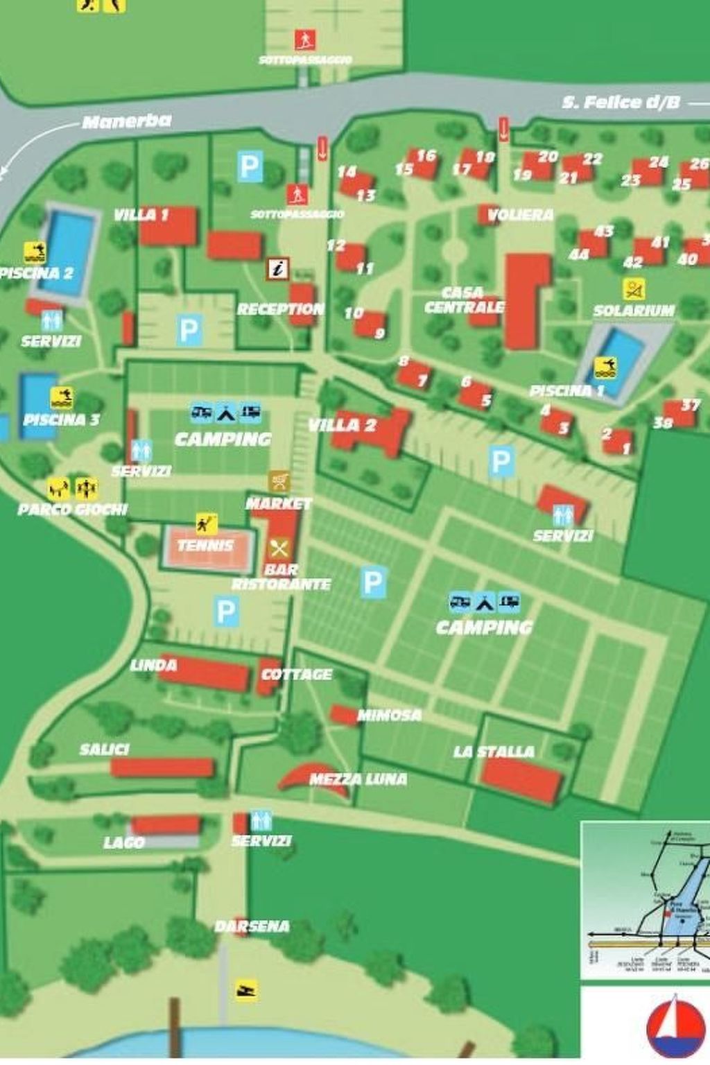 Dreizimmerwohnung Villaggio Sanghen-Binnen