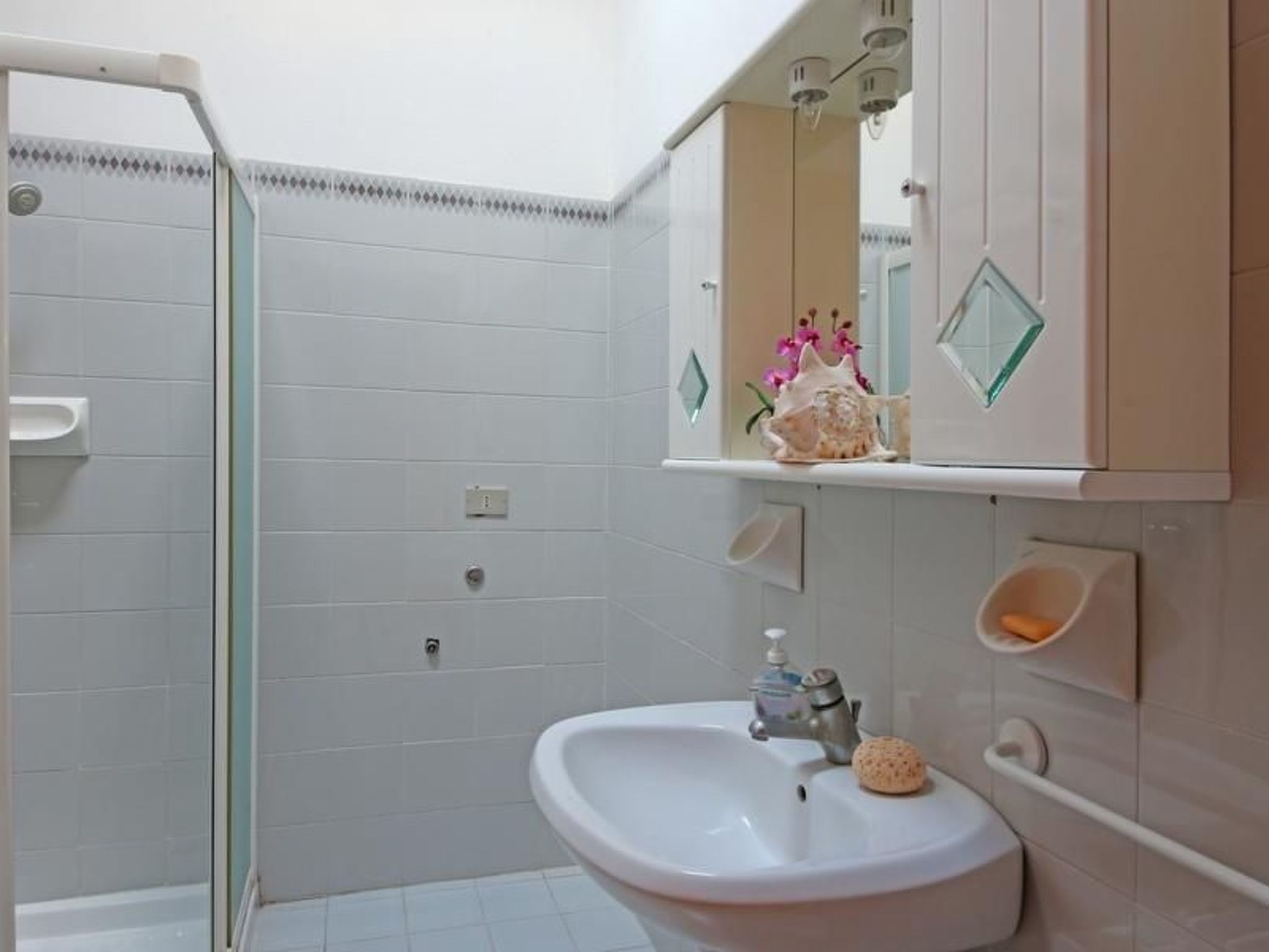 Appartement in Villaggio Sanghen mit Garten, Terrasse und gemeinsamem Pool-Inside