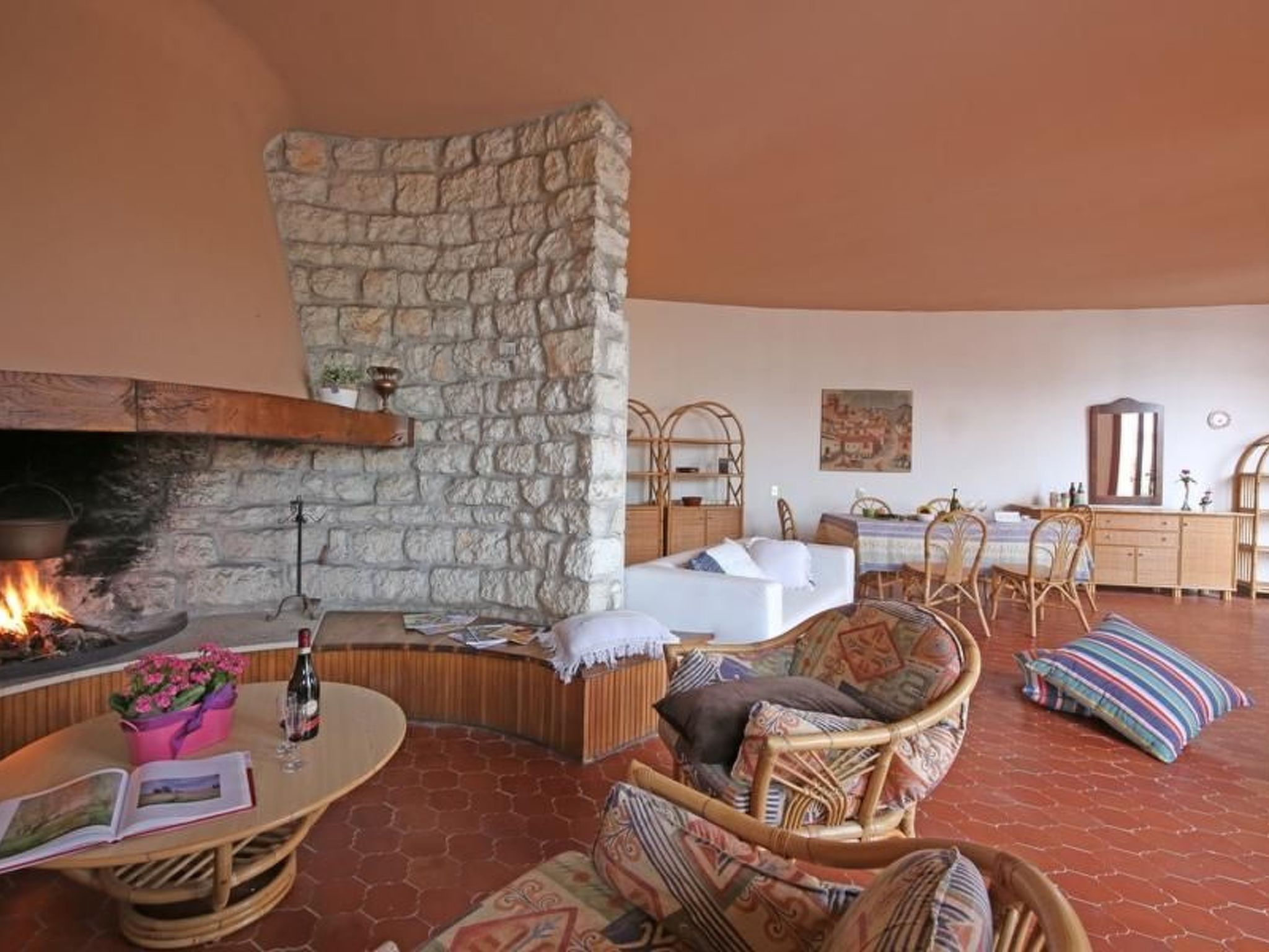 Appartement in Villaggio Sanghen mit Garten, Terrasse und gemeinsamem Pool-Inside