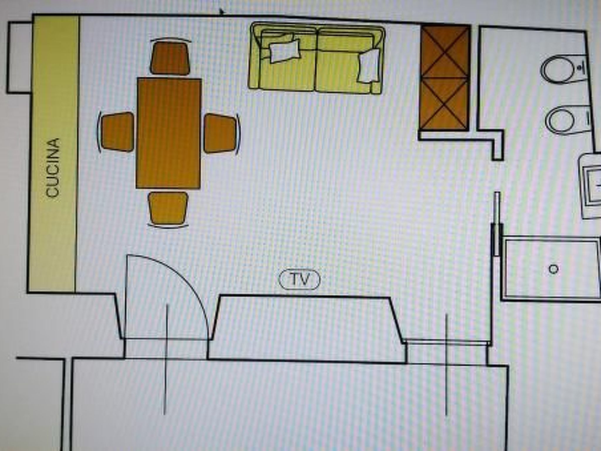 Ein-Zimmer-Wohnung 'Olivo' mit Terrasse-Binnen