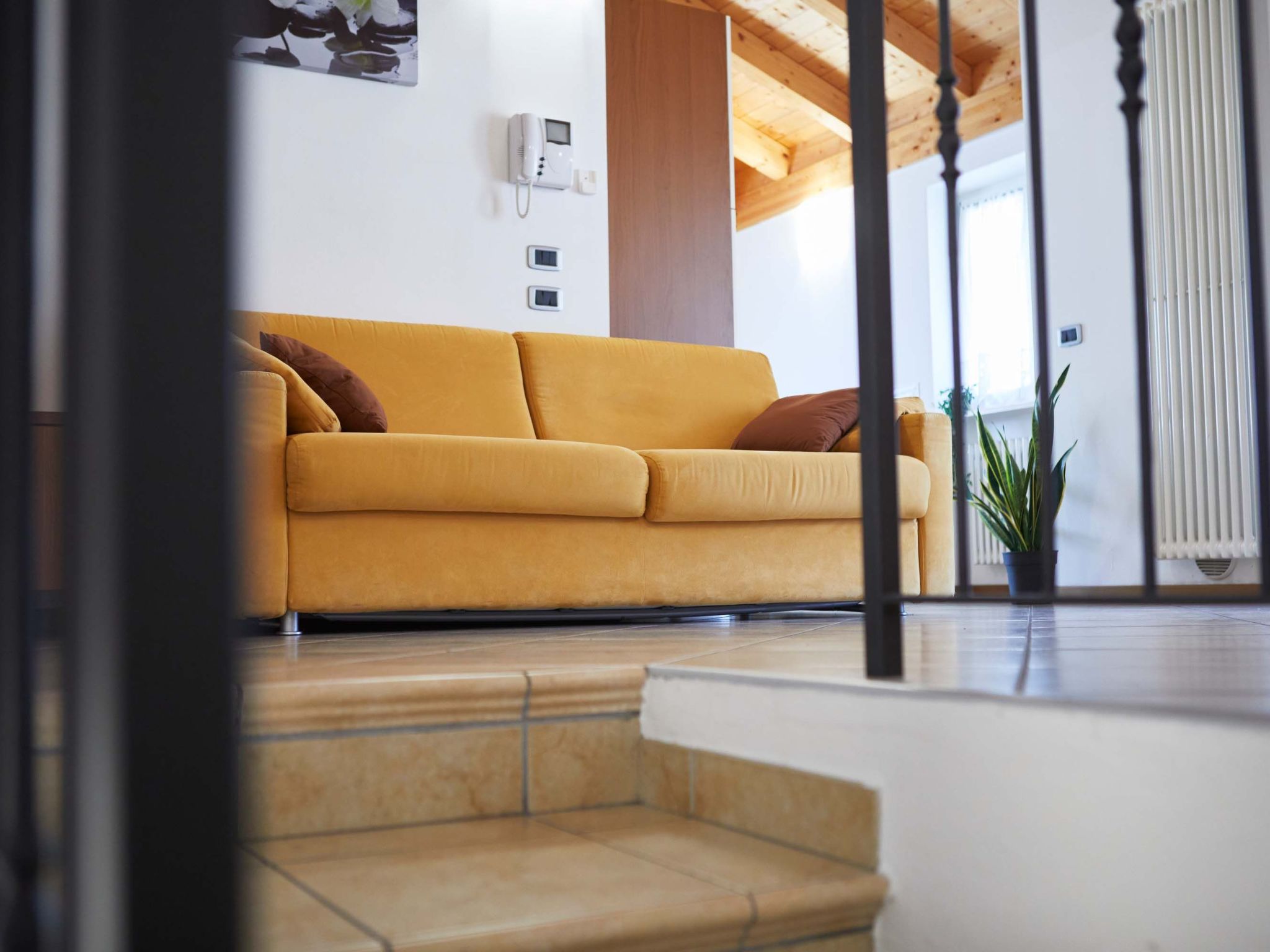 Superior-Dachgeschosszimmer mit großem Balkon BV4-Inside