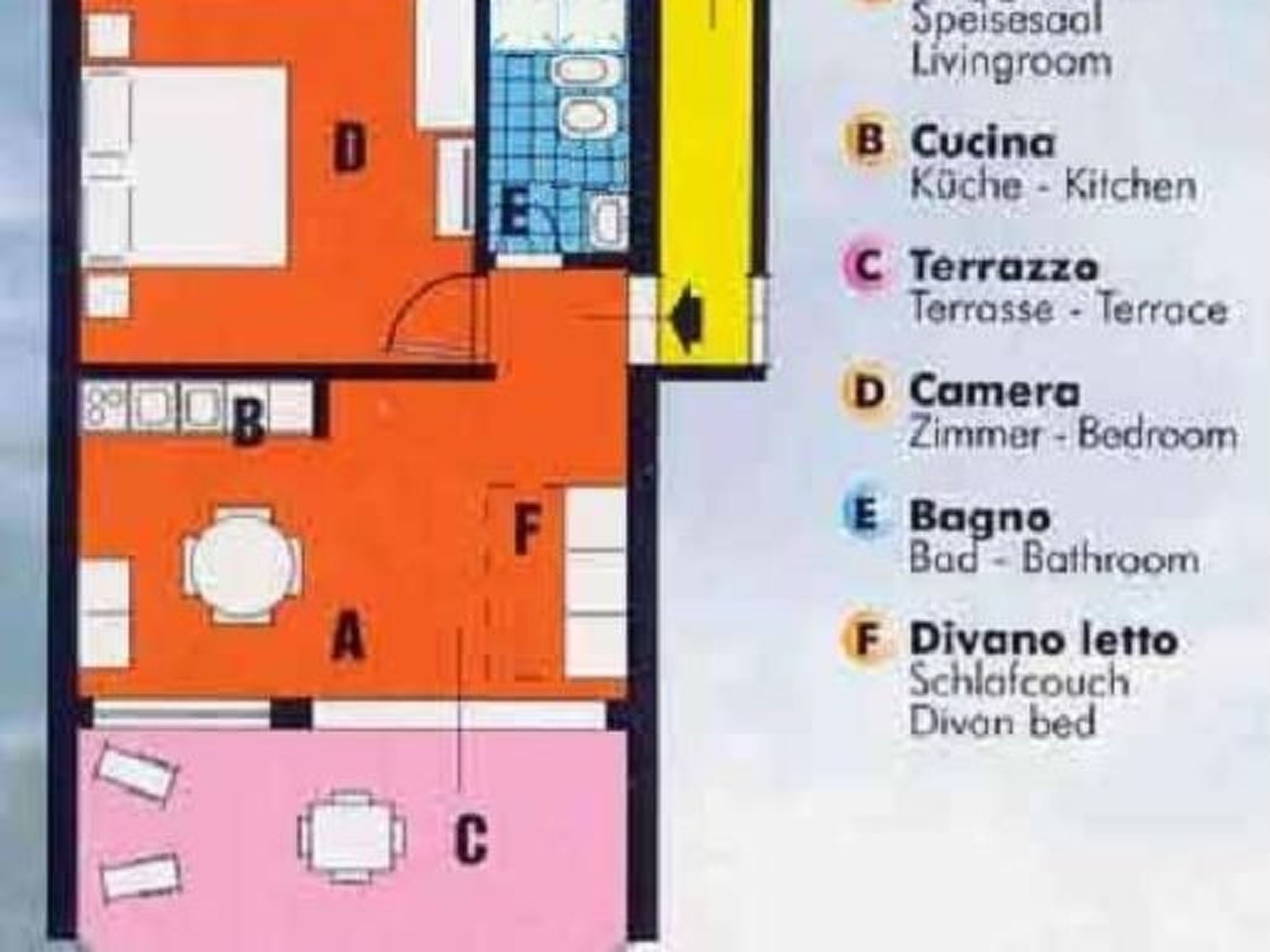 Zwei-Zimmer-Wohnung mit Seeblick, Grill und Gemeinschaftspool-Image-tags.info
