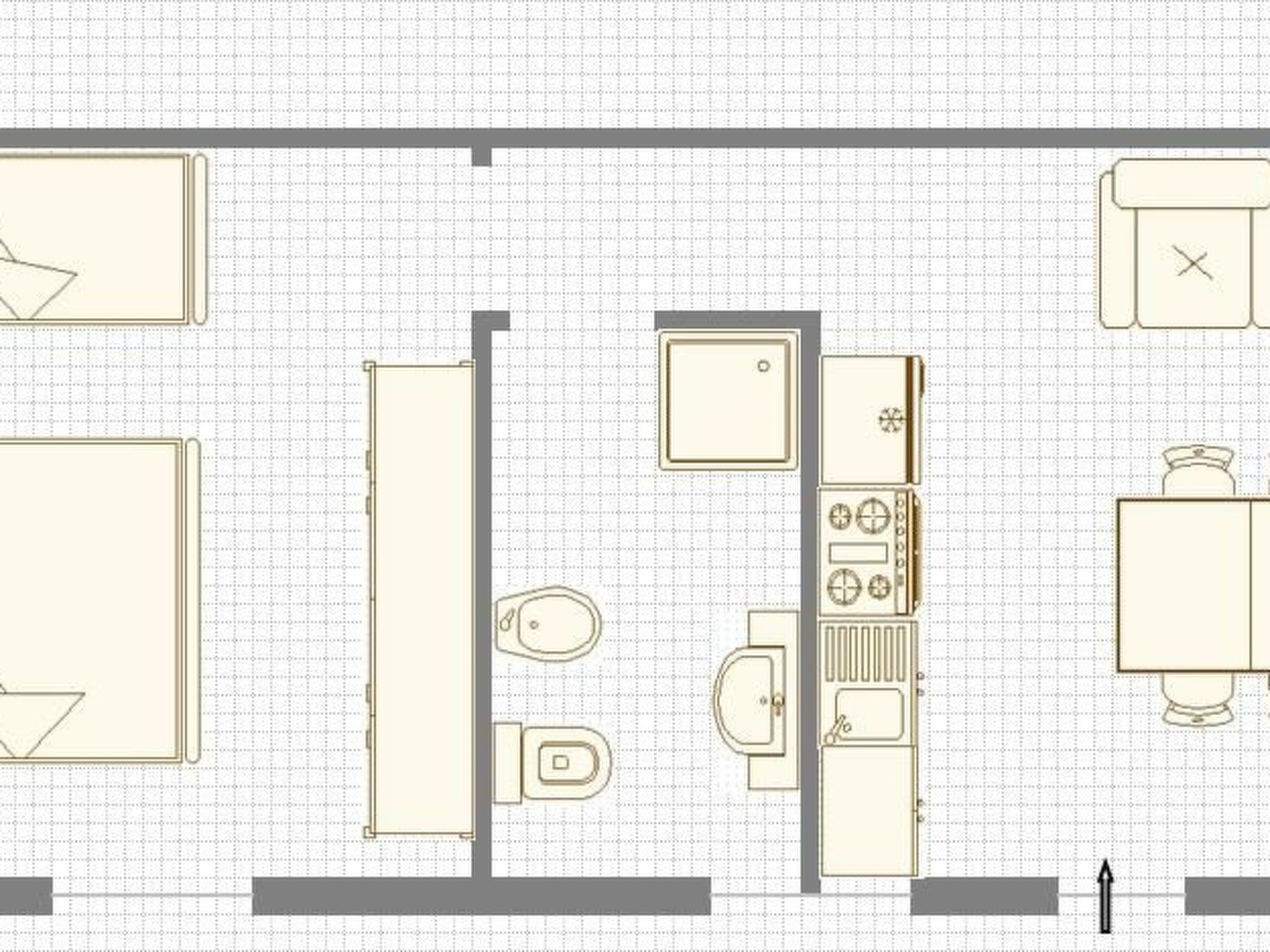 Wohnung 'Virgilio Zanetti', max 3 Personen