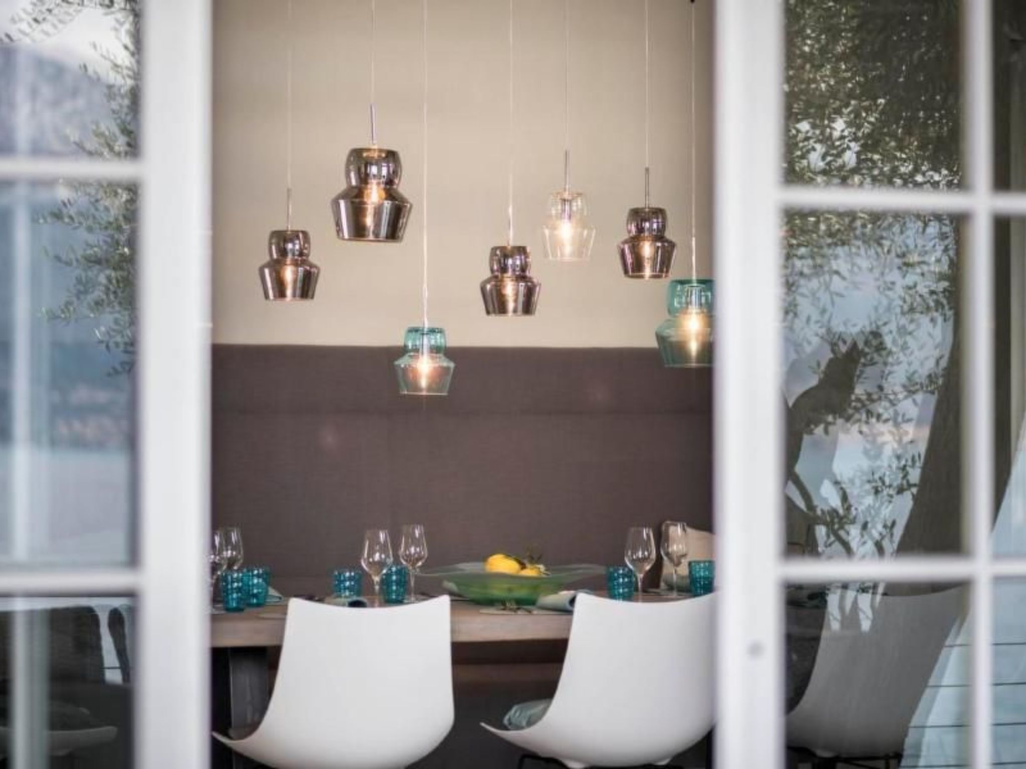 Luxusvilla am Gardasee mit privatem Badesteg-Binnen